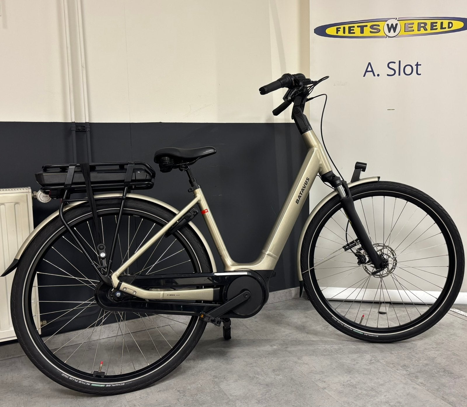 Batavus Finez E-Go Active Plus Bosch BES3, Ophalen, 47 tot 50 cm, Versnellingen, Batavus