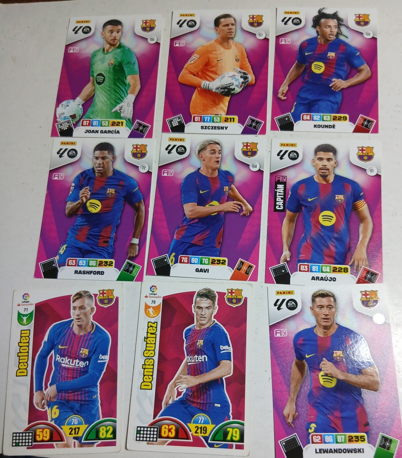 Panini Adrenalyn XL Voetbal Spelerskaarten - FC Barcelona, Ophalen of Verzenden, Zo goed als nieuw, Buitenlandse clubs, Spelerskaart