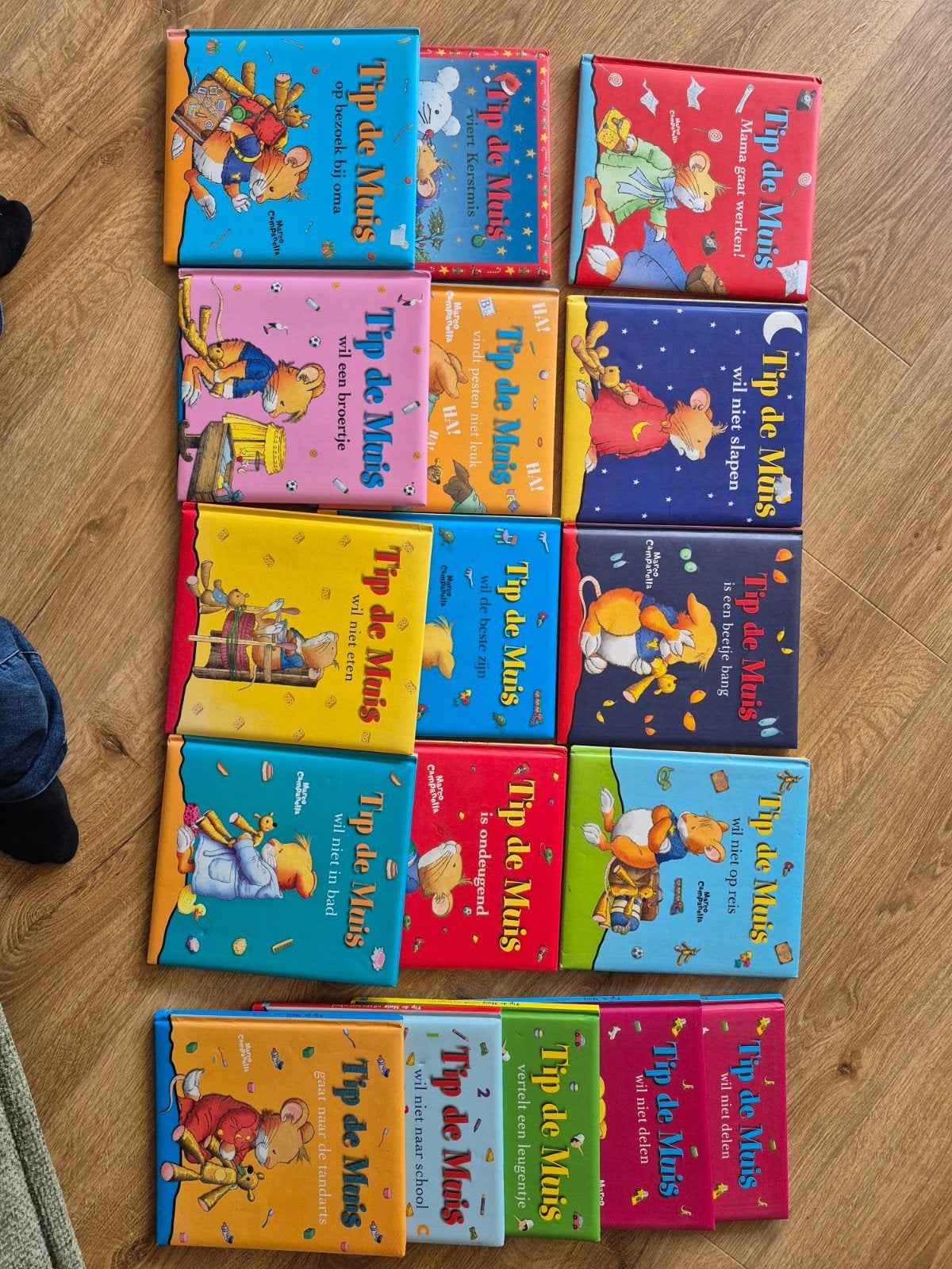 Grote collectie Tip de Muis boeken (17 stuks), Ophalen of Verzenden, Gelezen, Marco Campanella, 3 tot 4 jaar