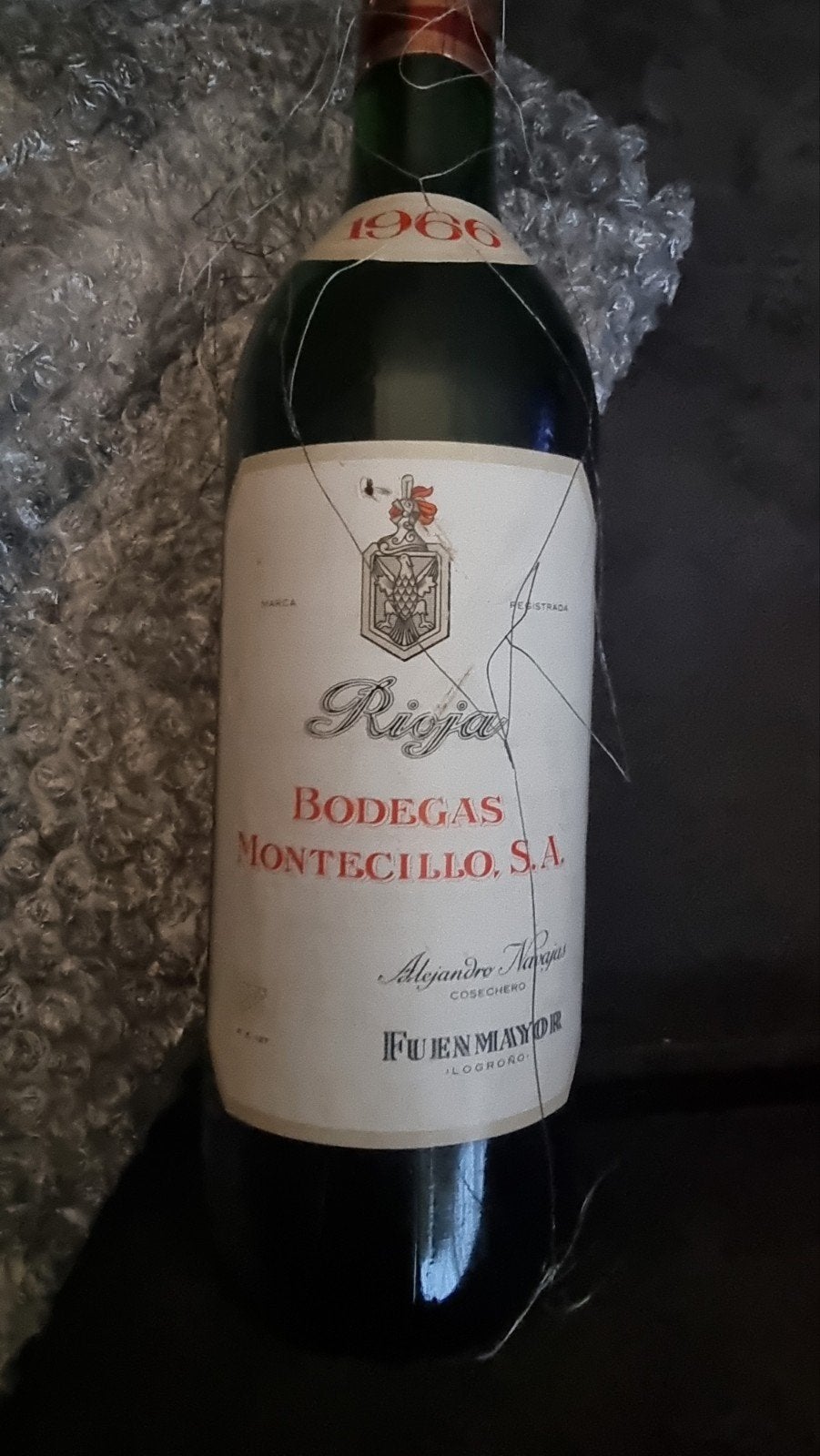 Rode wijn 4 flessen Rioja Gran Reserva Bodegas Montecillo, Spanje, Ophalen of Verzenden, Zo goed als nieuw, Rode wijn