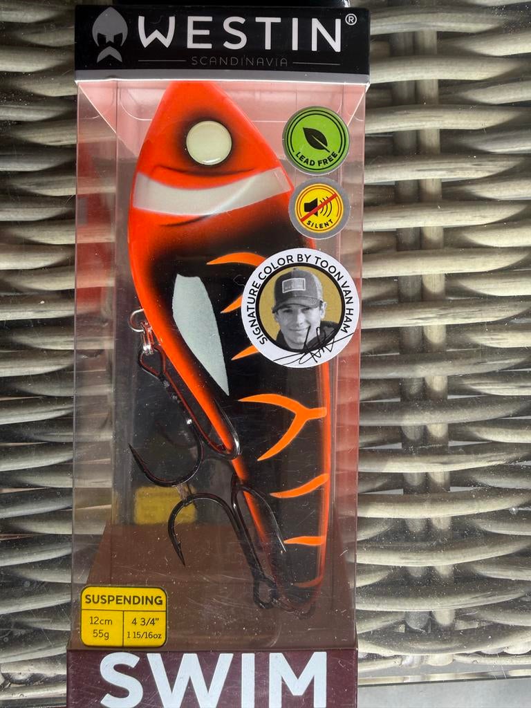 Westin Swim Suspending Kunstaas 12cm 55g - Toon van Ham, Ophalen, Nieuw, Overige typen
