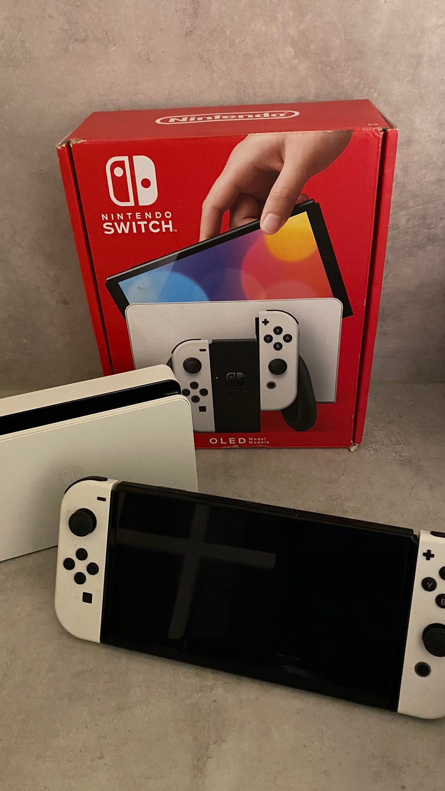 Foto 2 van Nintendo Switch OLED TouchScreen (Wit) + 256GB microSD