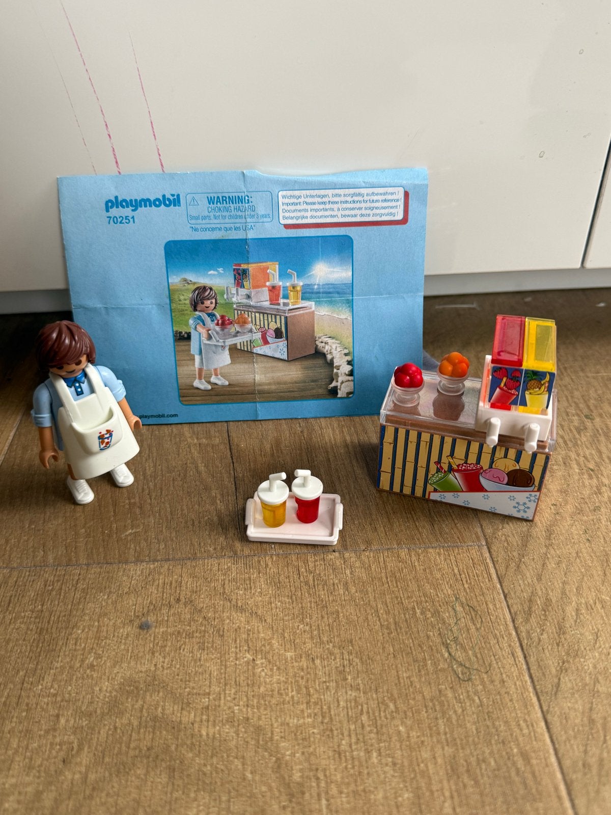 Playmobil 70251 Strandbar met figuur en accessoires, Kinderen en Baby's, Complete set, Overige typen, Ophalen of Verzenden, Zo goed als nieuw