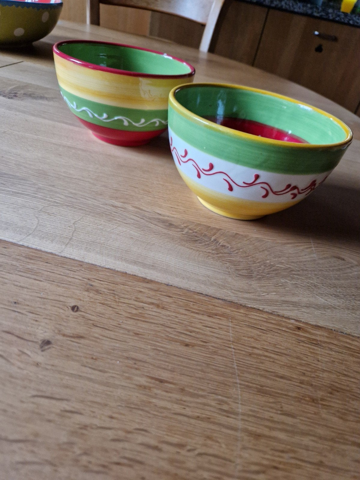 VROLIJKE SCHALEN 🌞 INTERMEZZO 2X, Ophalen of Verzenden, Overige stijlen, Schaal of Schalen