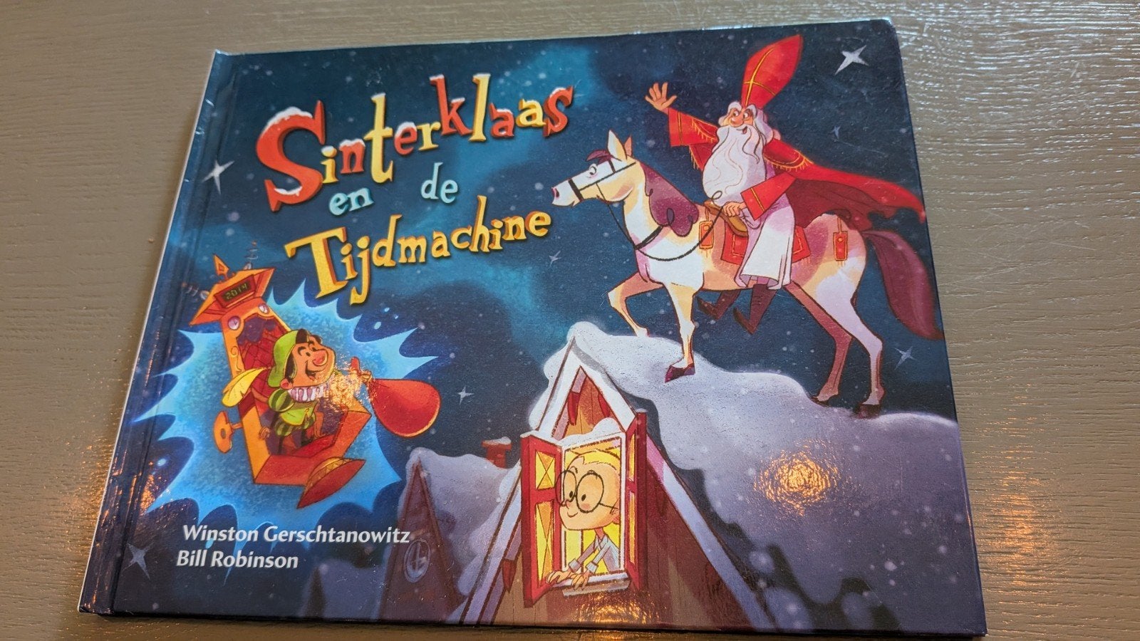 Sinterklaas en de tijdmachine, Ophalen of Verzenden, Zo goed als nieuw