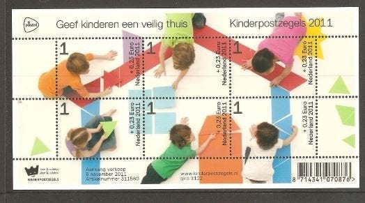 2011 Vel Kinderpostzegels, Ophalen of Verzenden, Postfris