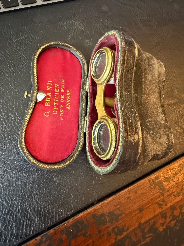 Antieke Opera Verrekijker G. Brand Opticien Anvers, Ophalen of Verzenden
