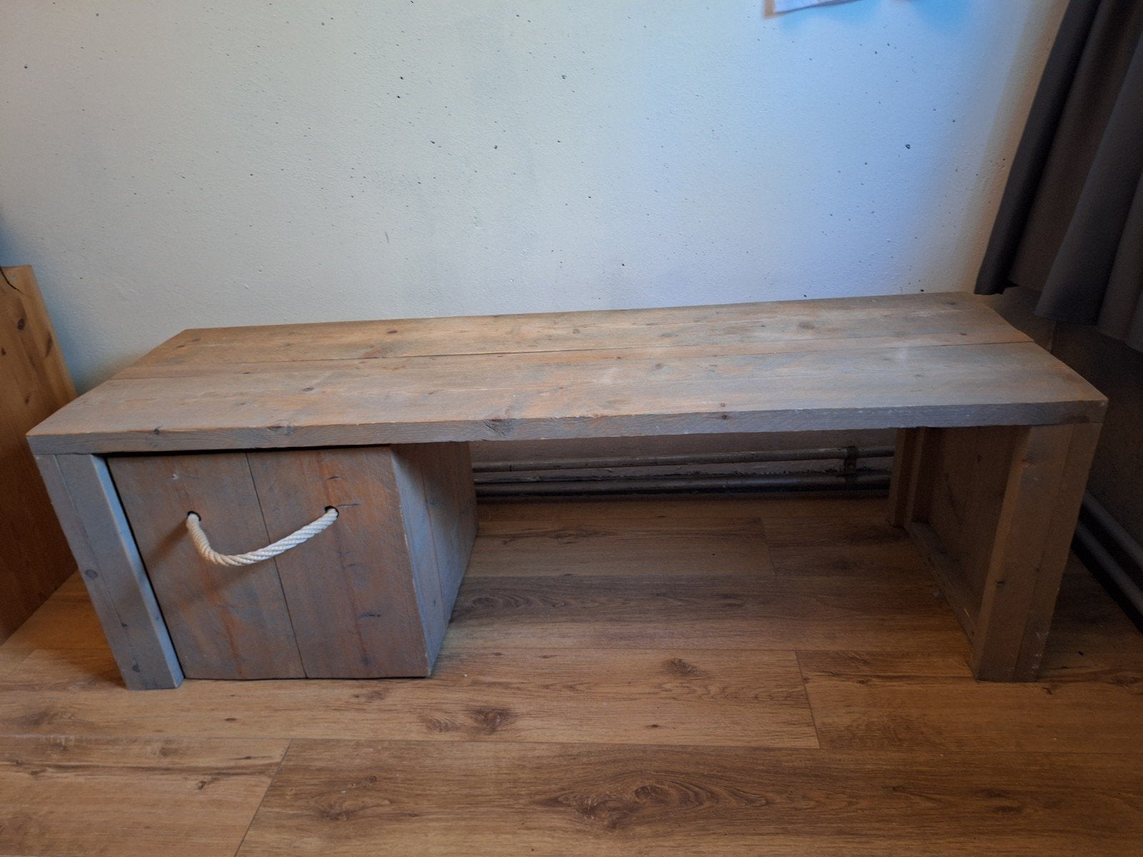 steigerhouten speelgoedtafel met een opbergkist, Kinderen en Baby's, Ophalen