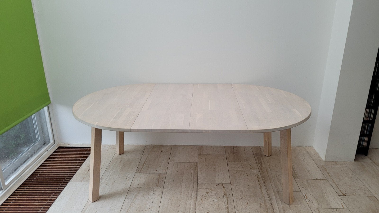 Lange Jan uitschuifbare eettafel rond 120cm van Woood