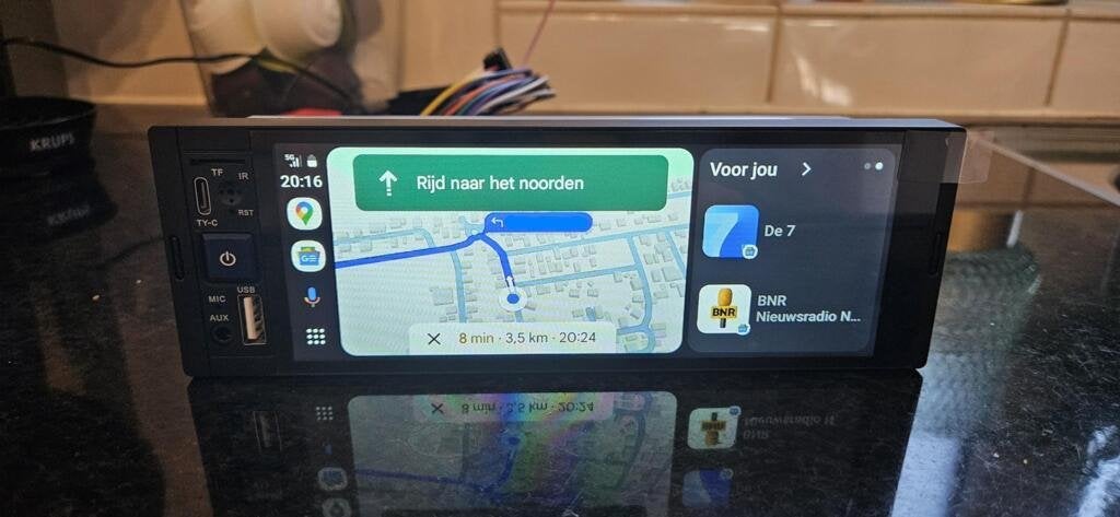 1DIN Universele autoradio | Enkeldin scherm, Nieuw, Ophalen of Verzenden