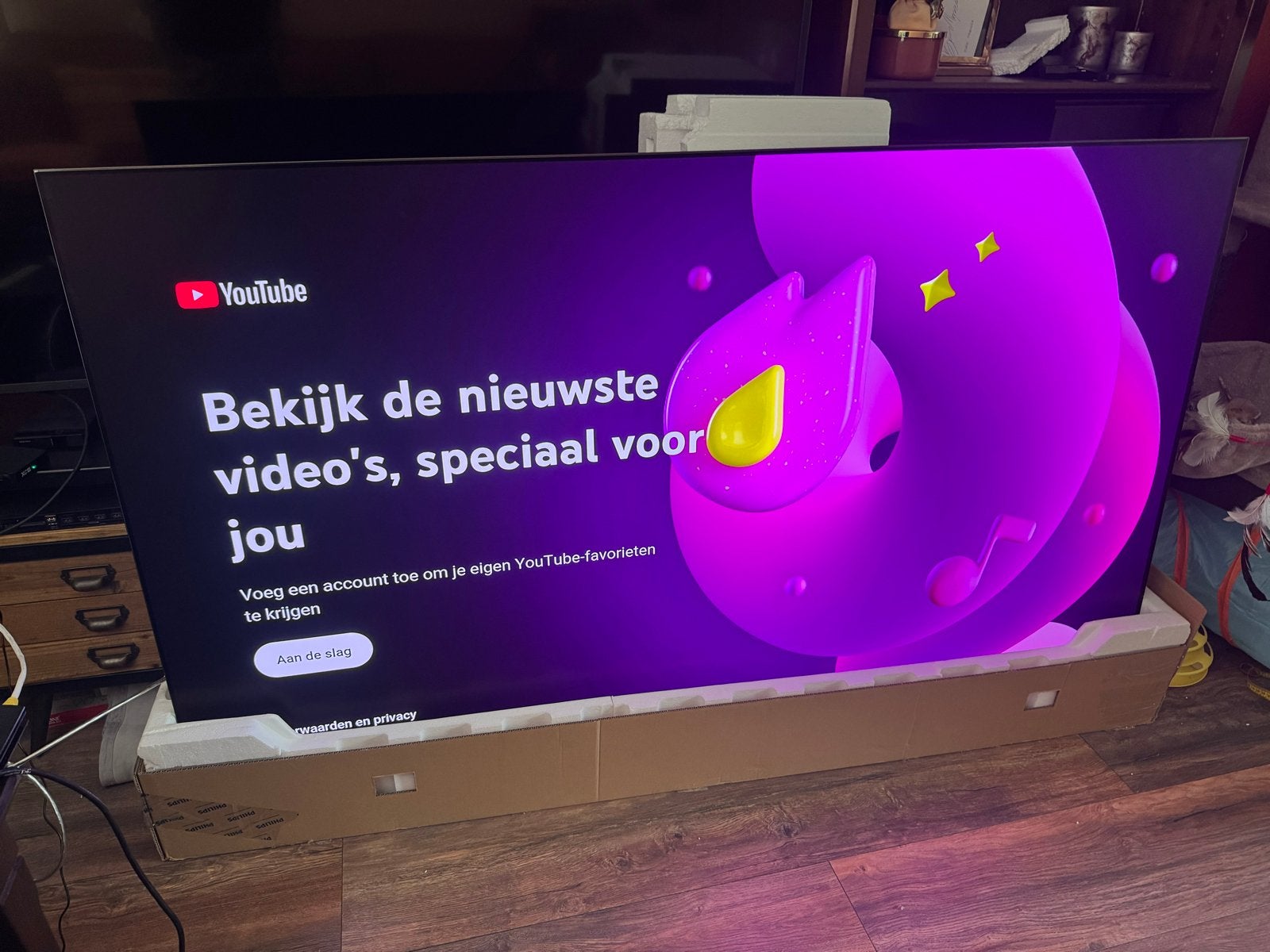 Samsung 77S95D 77 inch OLED TV met mat scherm, Ophalen, Gebruikt