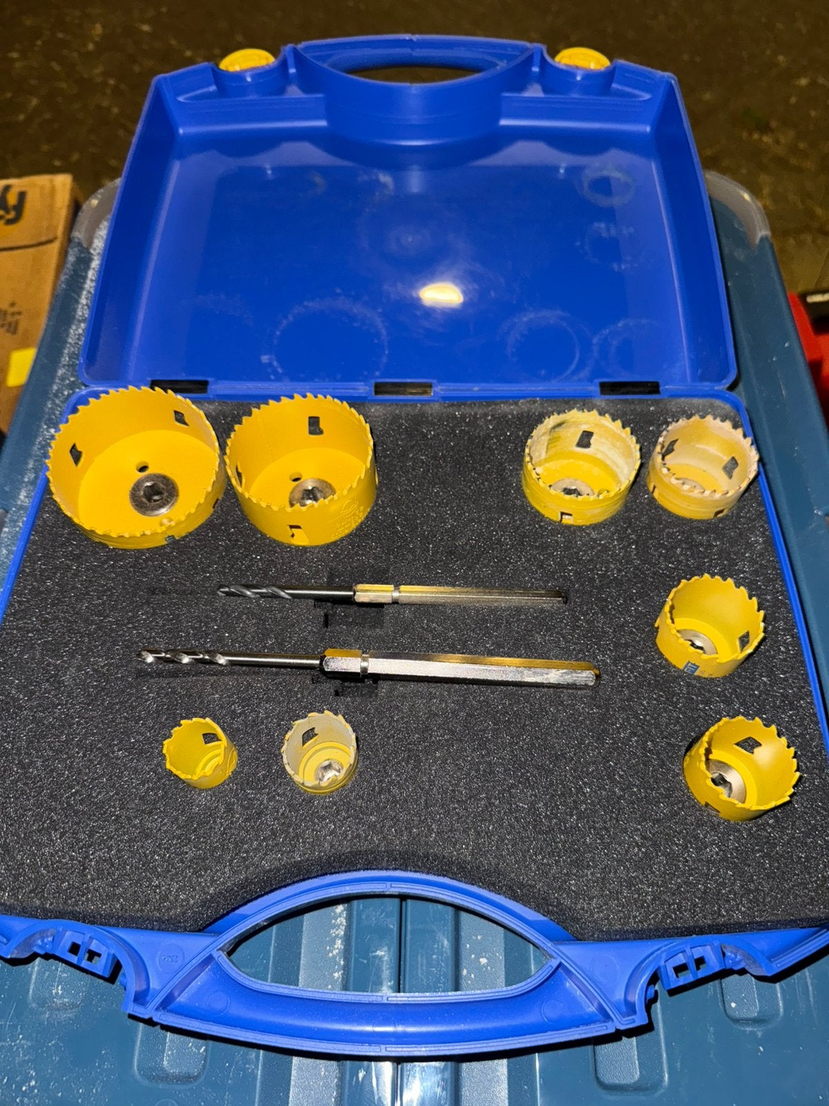 Gaten boren set Profit Bimetal plus, Doe-het-zelf en Verbouw, Gereedschap | Boormachines, Ophalen of Verzenden, Zo goed als nieuw