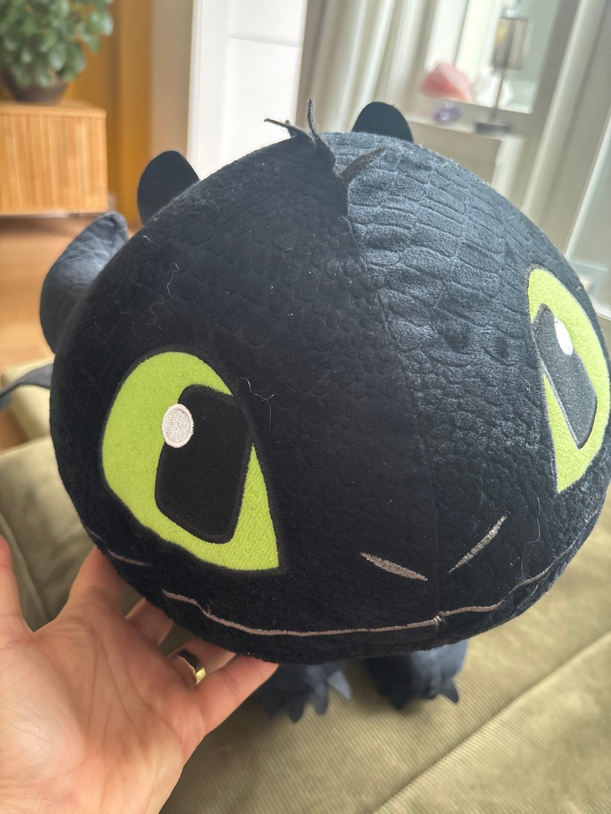 Grote Toothless knuffel - How to train your dragon (95cm), Overige merken, Overige karakters, Overige typen, Zwart