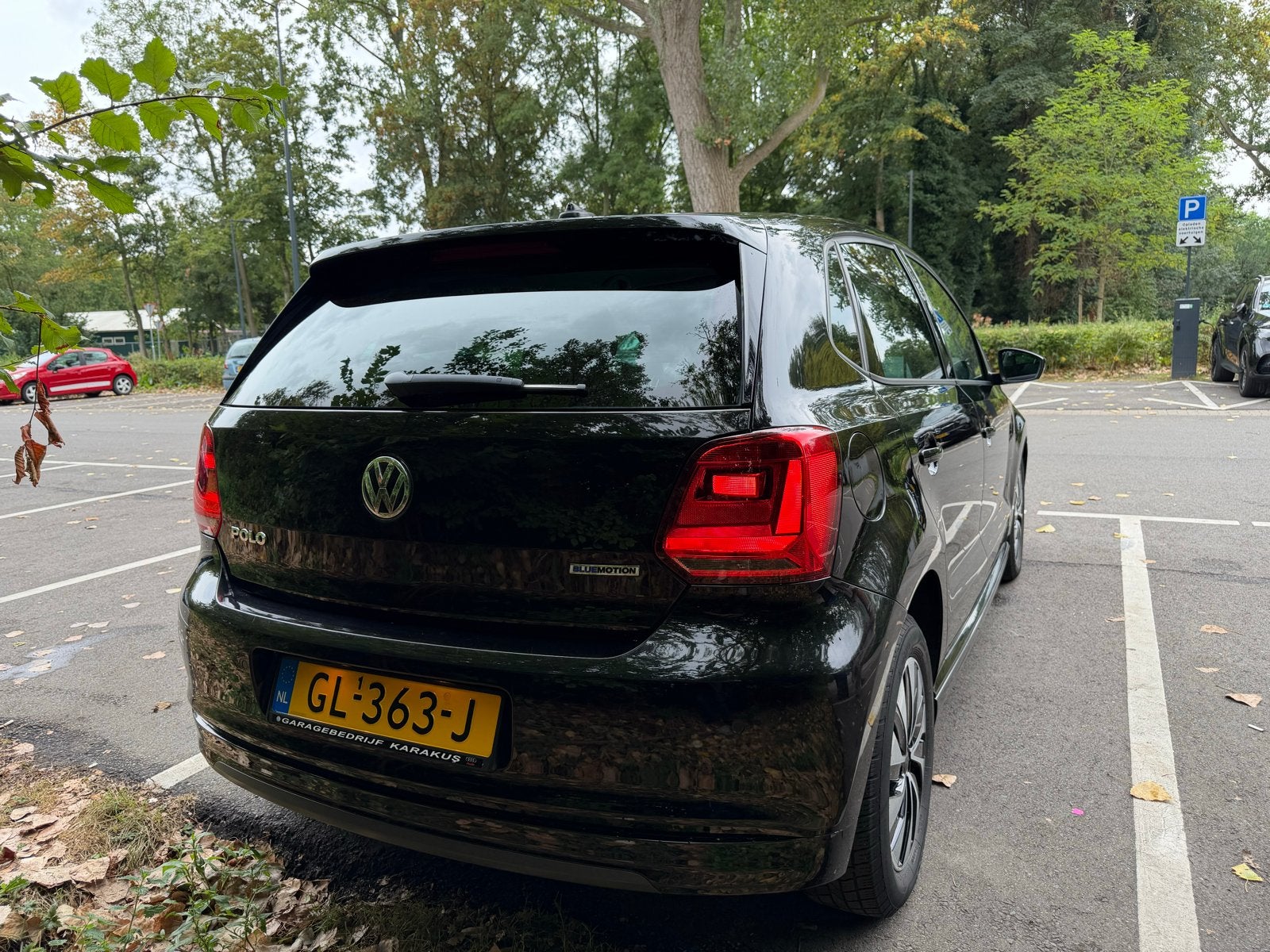 Volkswagen Polo 1.4 TDI 55KW BMT 2015 Zwart, Auto's, Voorwielaandrijving, Stof, 580 kg, Zwart