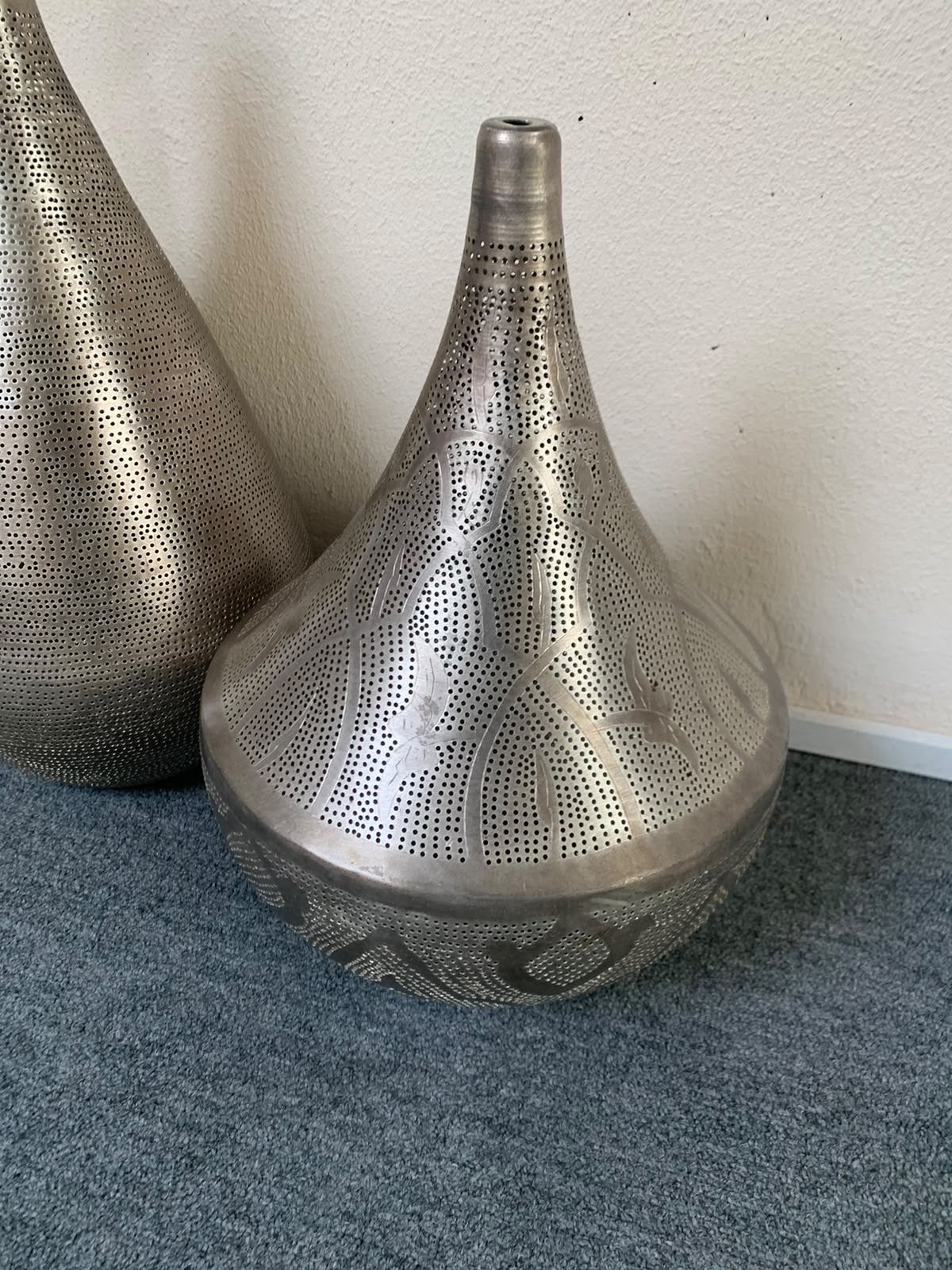 Zenza lampen - Set van 3 hanglampen, Ophalen, Gebruikt, Metaal, Overige fittingen