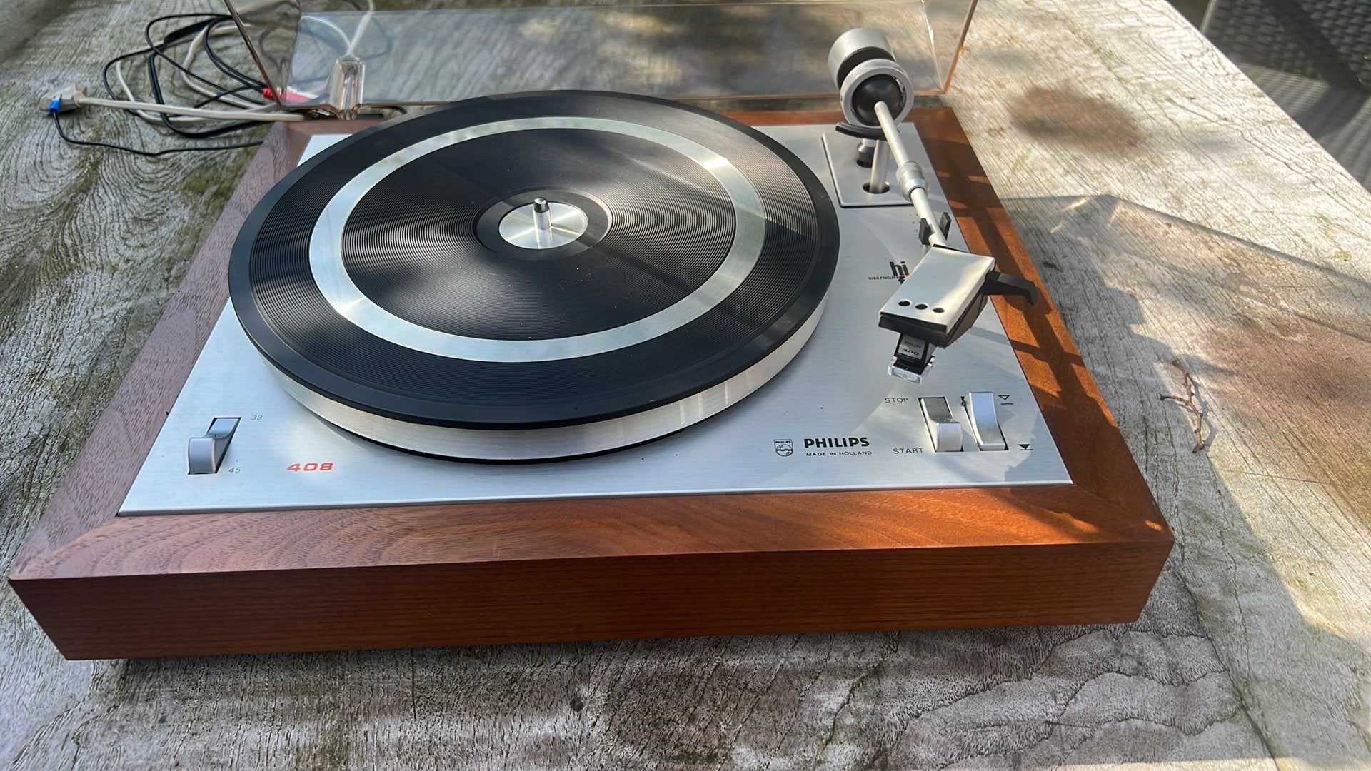 Philips 408, Ophalen, Philips, Zo goed als nieuw, Platenspeler