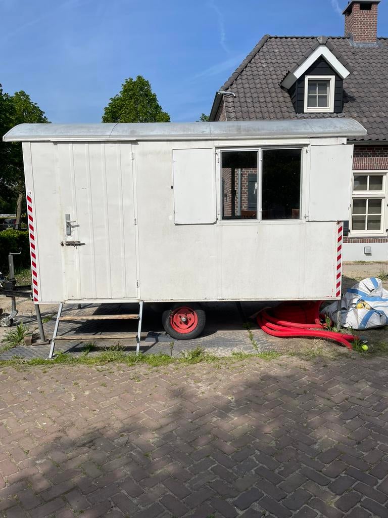 Schaftwagen met toilet, Ophalen, Gebruikt