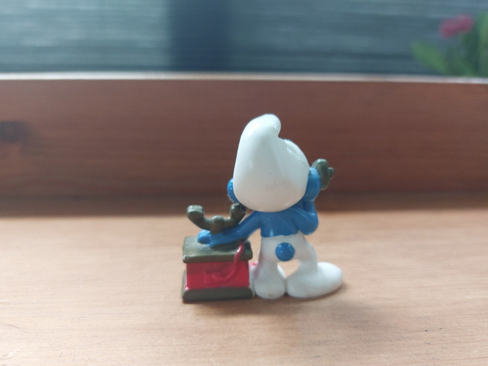 Smurf met telefoon 20062 De Smurfen, Verzamelen, Ophalen of Verzenden