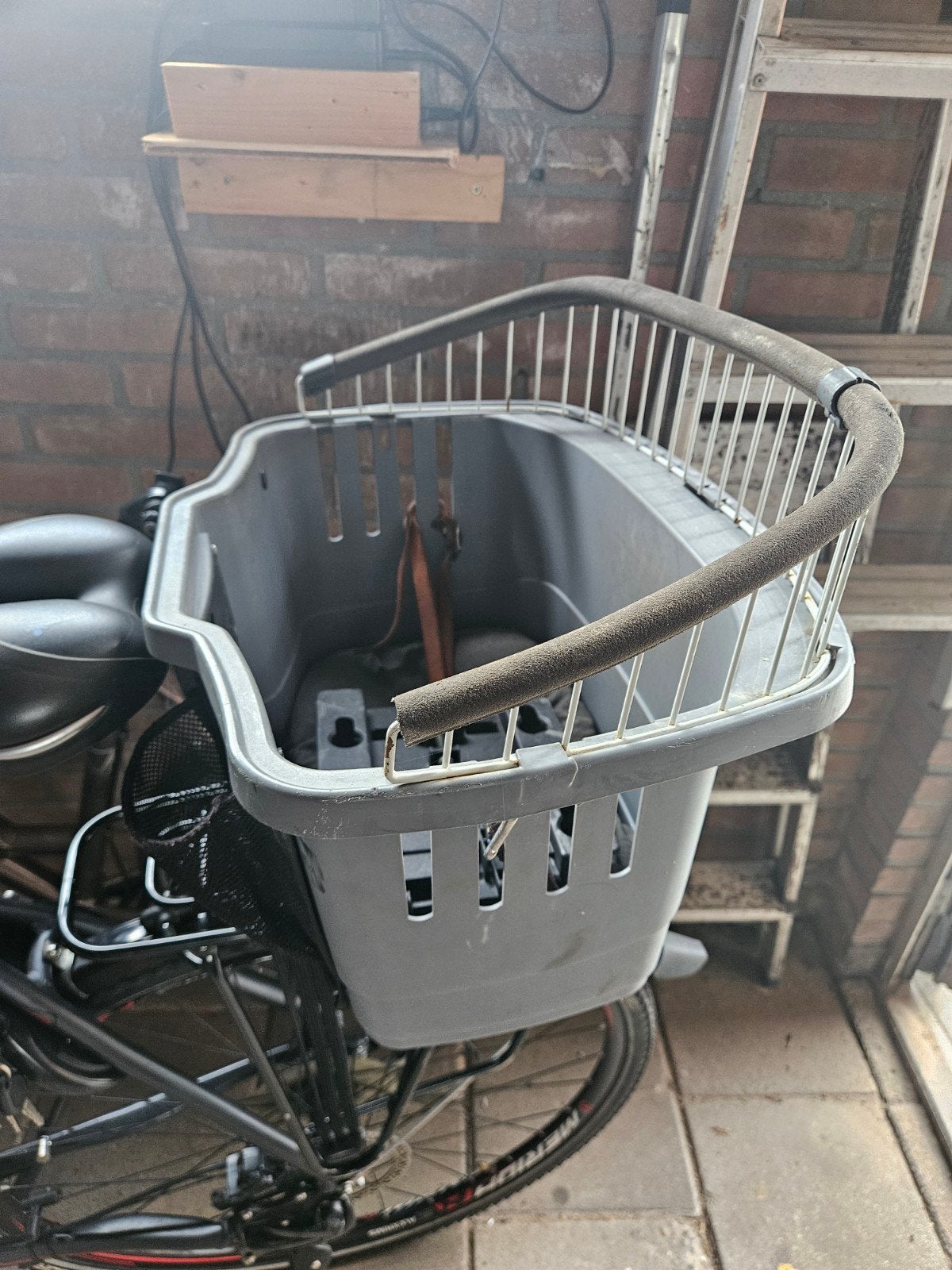 Honden fietsmand, Fietsen en Brommers, Ophalen, Gebruikt, Fietsmand