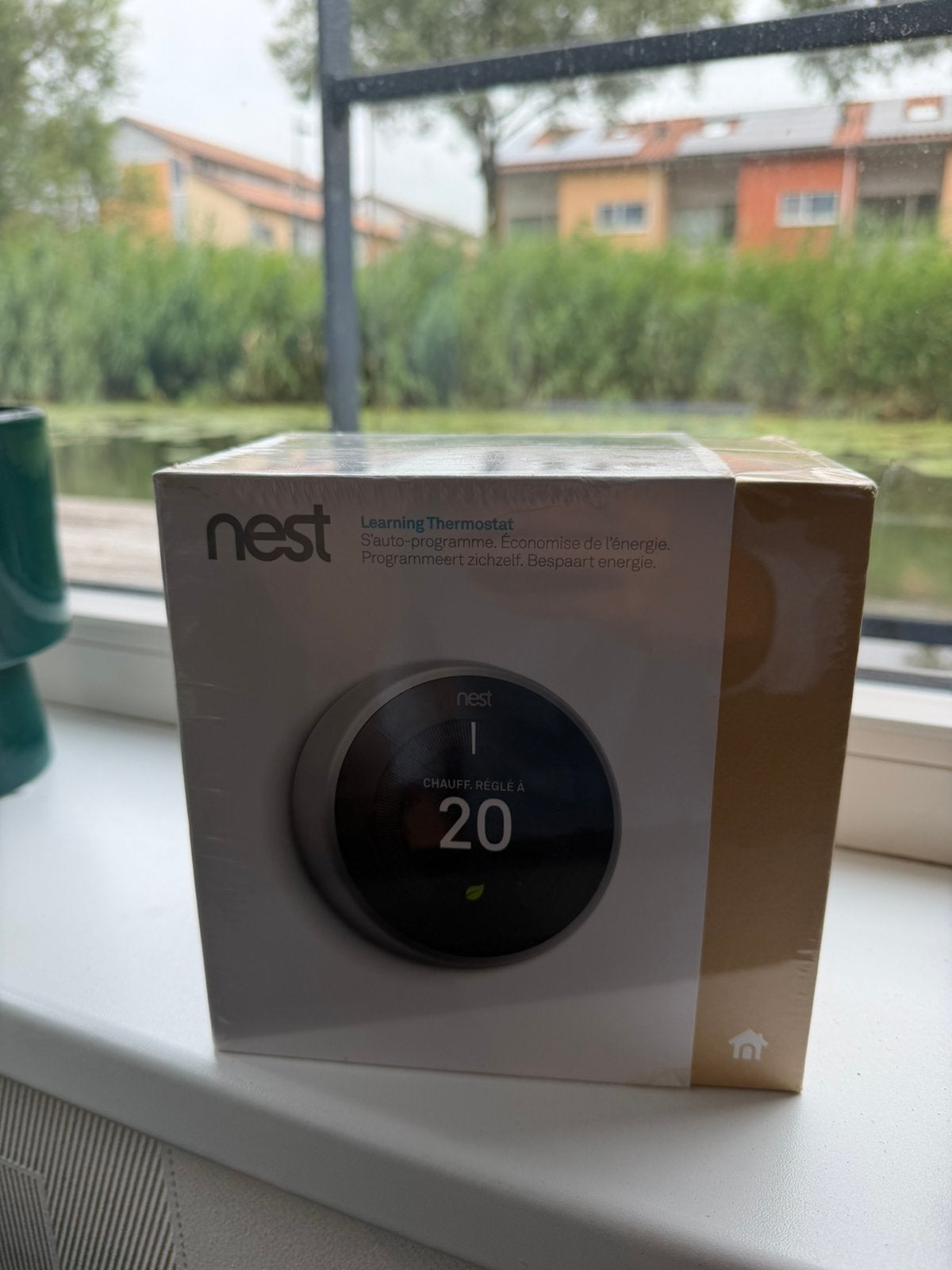 Google Nest Thermostaat 3e gen. Nieuw & Gesealed Zilver, Ophalen of Verzenden, Slimme thermostaat, Nieuw