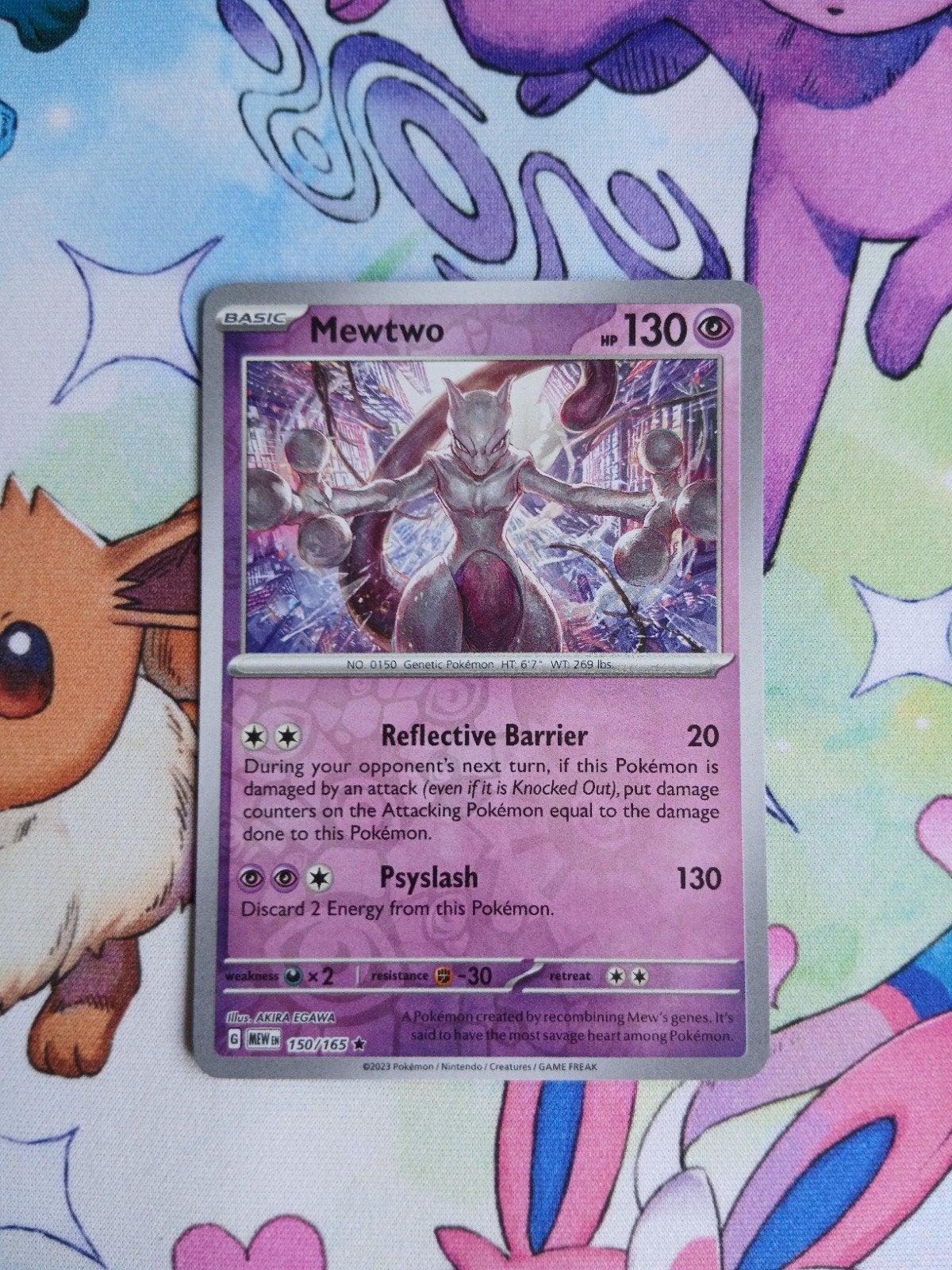 Mewtwo #150/151 Reverse Holo Pokémon 151, Verzenden, Nieuw, Losse kaart, Foil