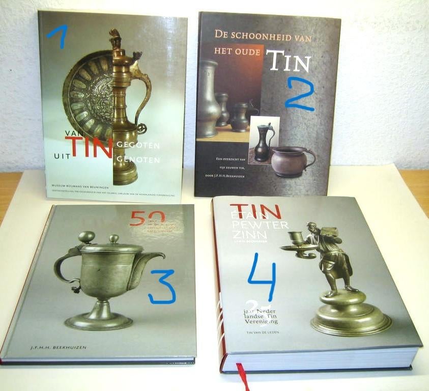 boeken over tin en tinnen bodemvondsten, Boeken, Diverse auteurs, Ophalen of Verzenden, Zo goed als nieuw, Overige onderwerpen