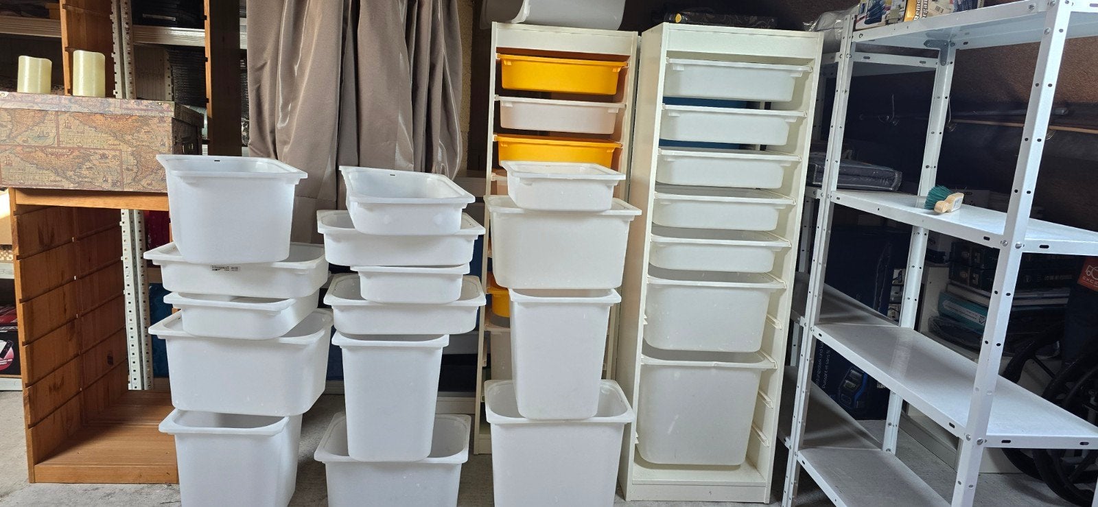Ikea Trofast opberg kasten met vele verschillende bakken, Ophalen, Gebruikt