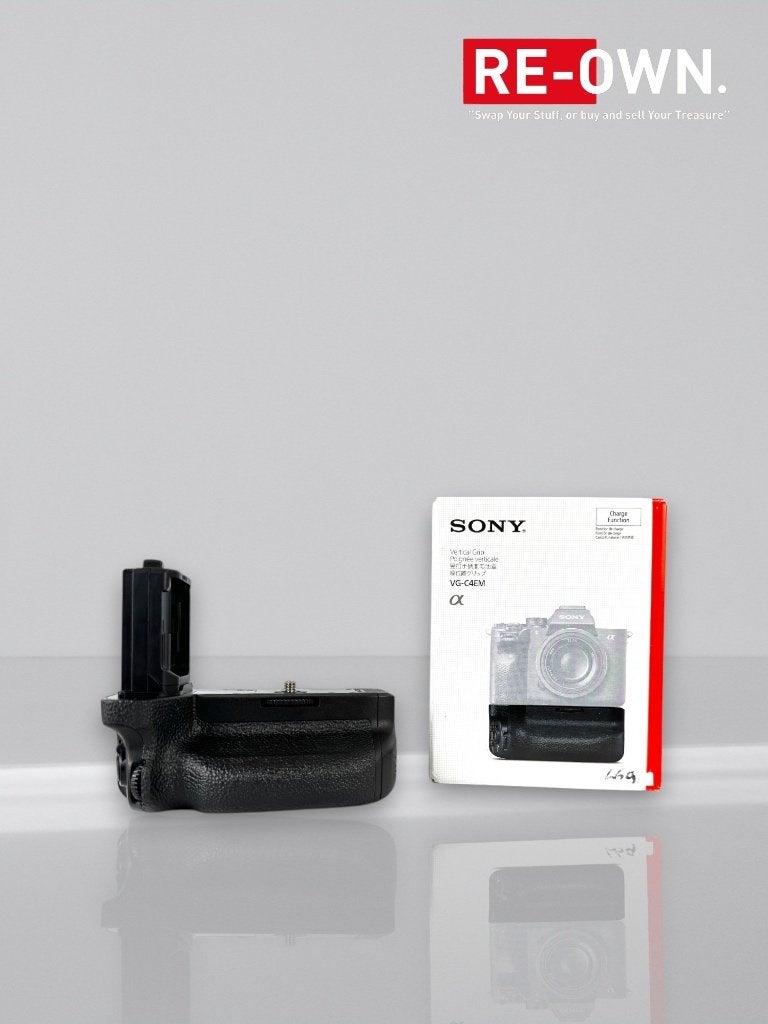 Sony batterijgrip VG-C4EM (topstaat + doos + garantie), ., Ophalen of Verzenden, Zo goed als nieuw, Sony