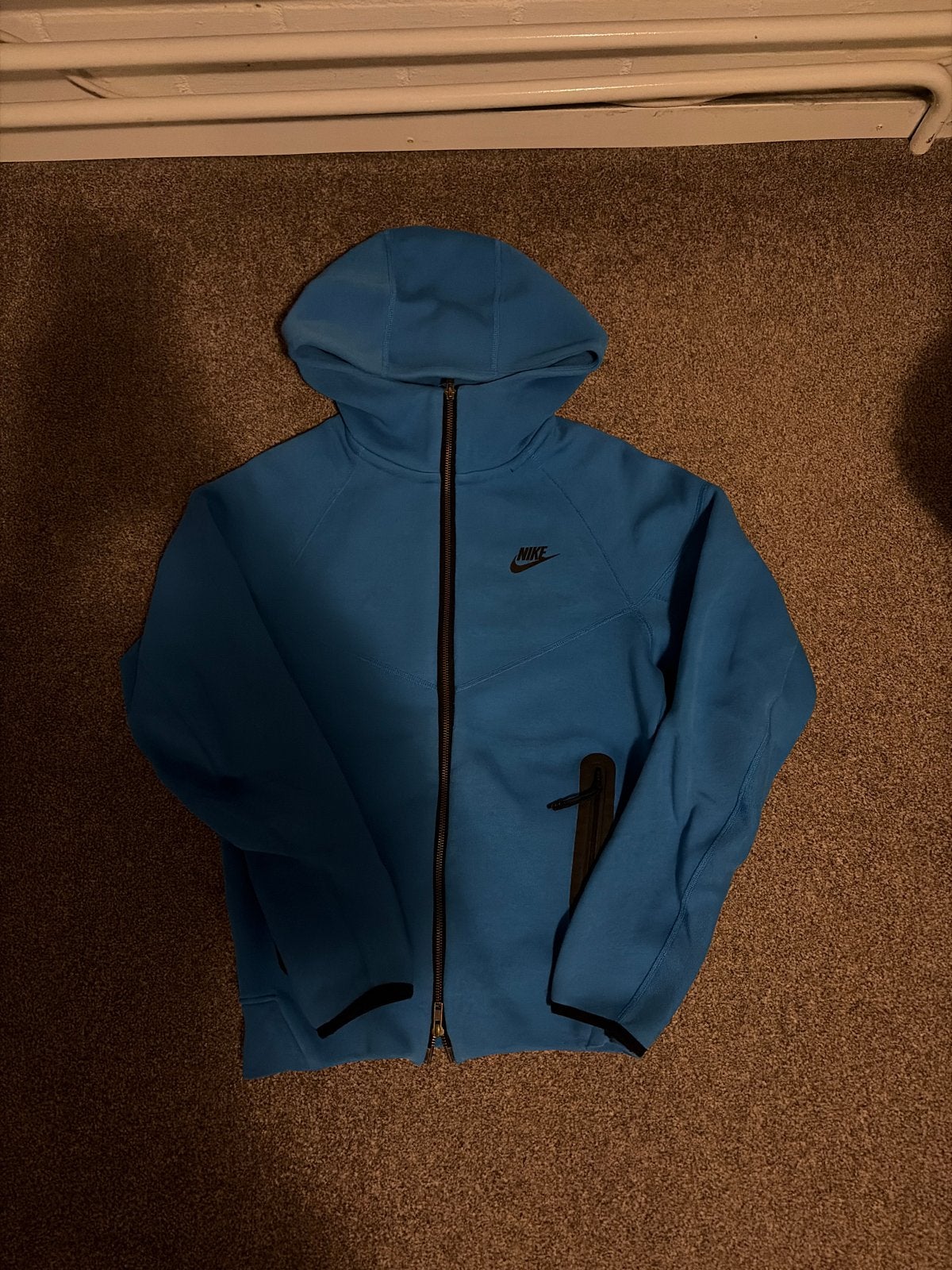 Originele Nike Tech vest- Blauw, Ophalen, Gedragen, Maat 46 (S) of kleiner, Blauw