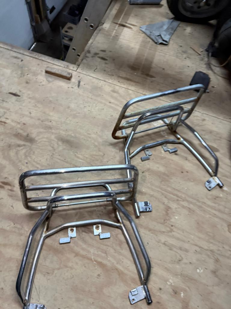 Piaggio skr/ tph achterrekje chrome, Ophalen of Verzenden
