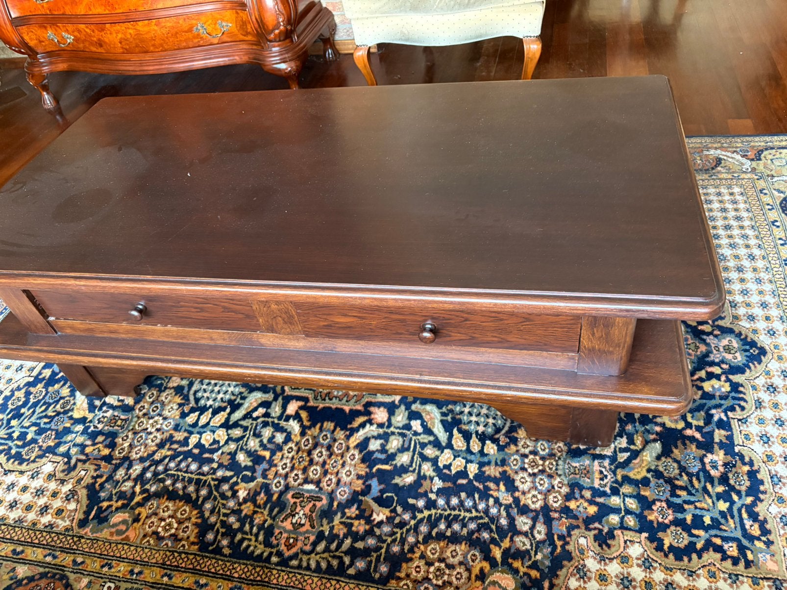 Salon tafel., Ophalen, 100 tot 150 cm, 50 tot 100 cm, Zo goed als nieuw