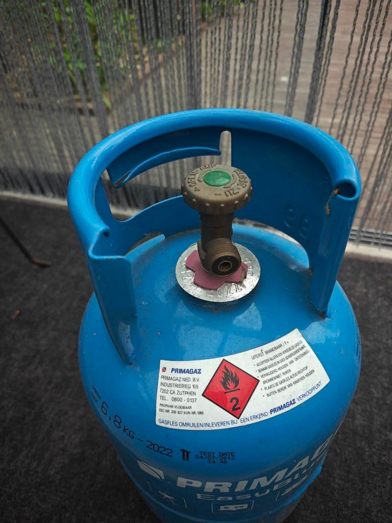 Primagaz EasyBlue gasfles 6.8 kg (leeg), Ophalen of Verzenden, Gebruikt, Primagaz