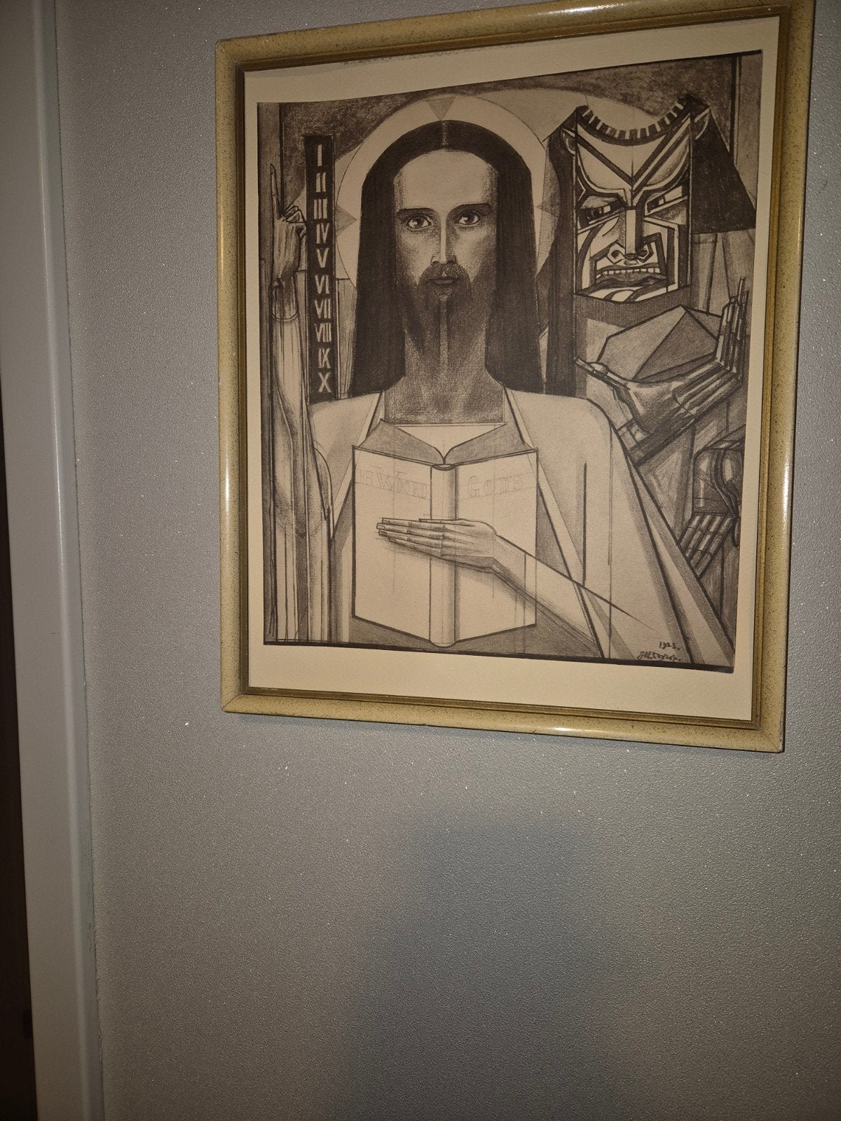 Jan Toorop Christus in de Woestijn 1923, Ophalen of Verzenden