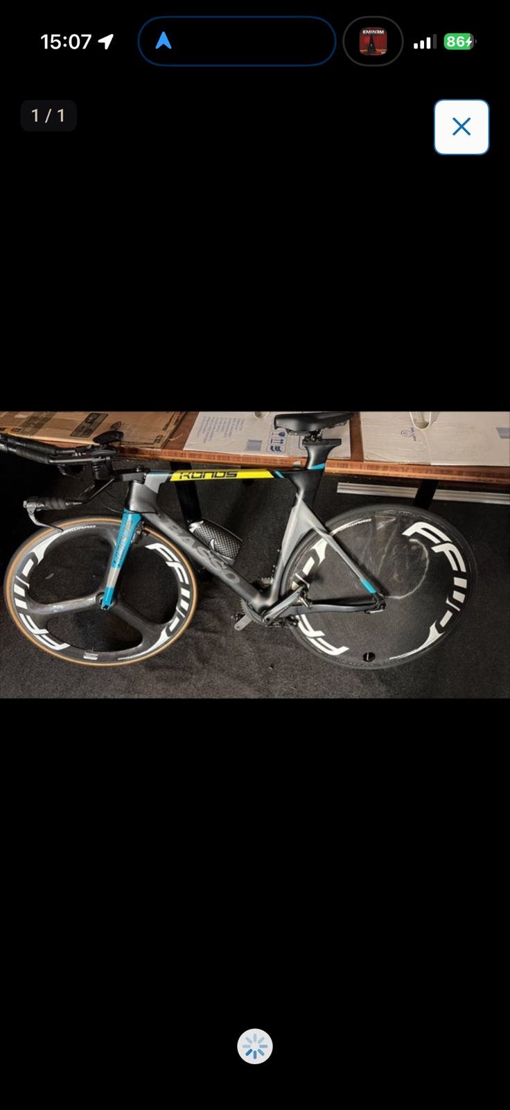 Kona racefiets/tijdritfiets - Zo goed als nieuw, 28 inch, Carbon, Zo goed als nieuw, Meer dan 20 versnellingen