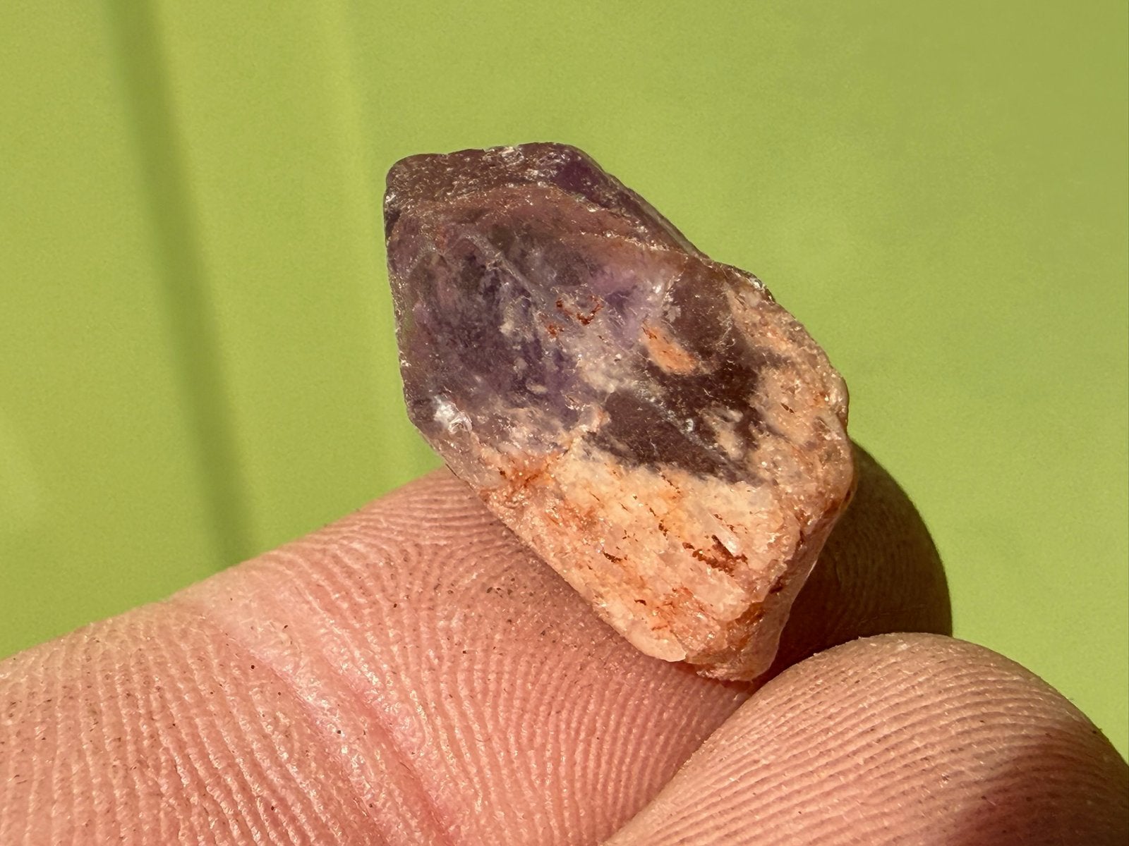 Fantoom Amethist puntje mineralen uit Bolivia V, Ophalen of Verzenden, Mineraal
