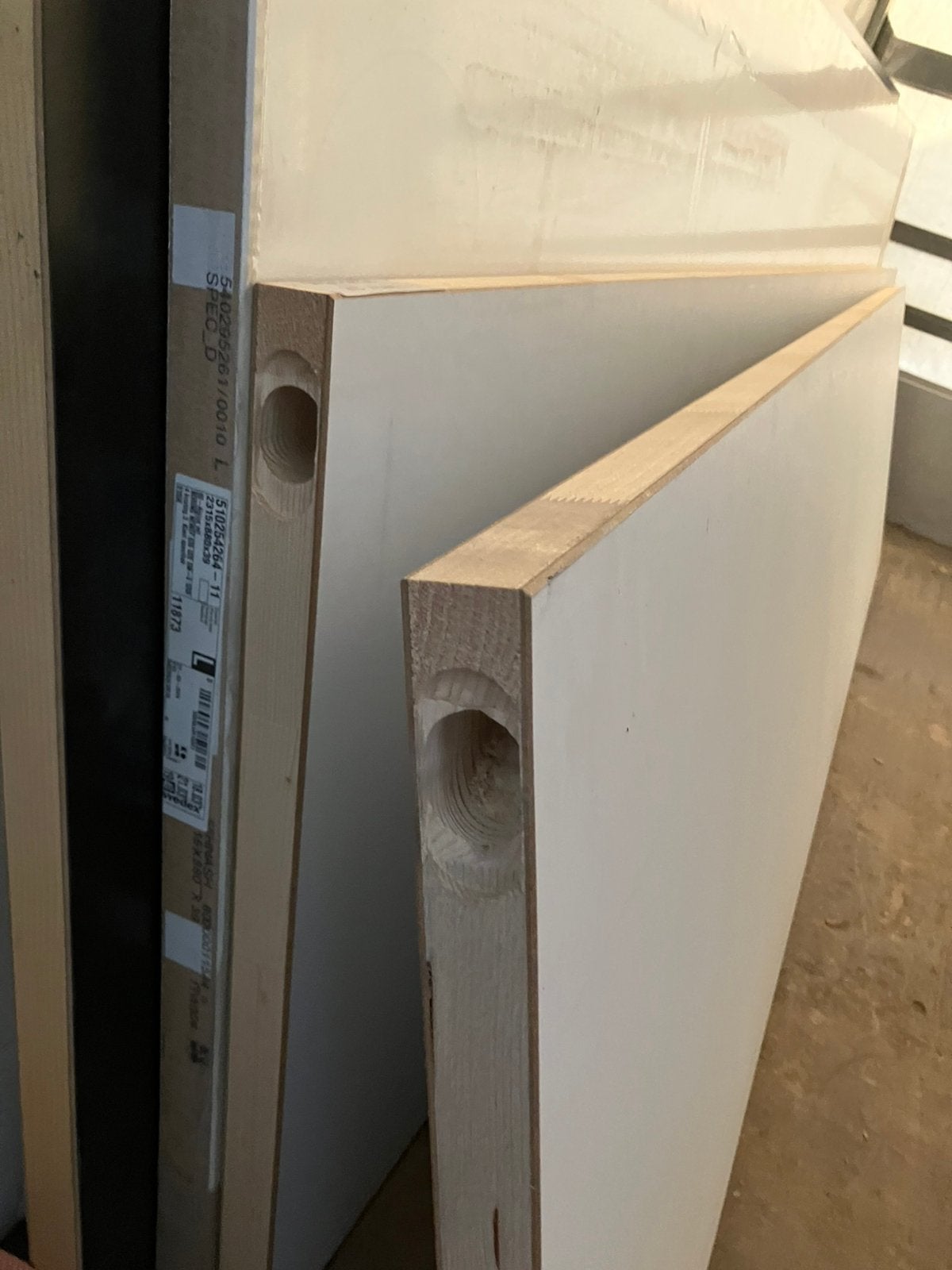 Te koop dubbele taatsdeuren 605x 2279mm, Ophalen, Zo goed als nieuw, Binnendeur