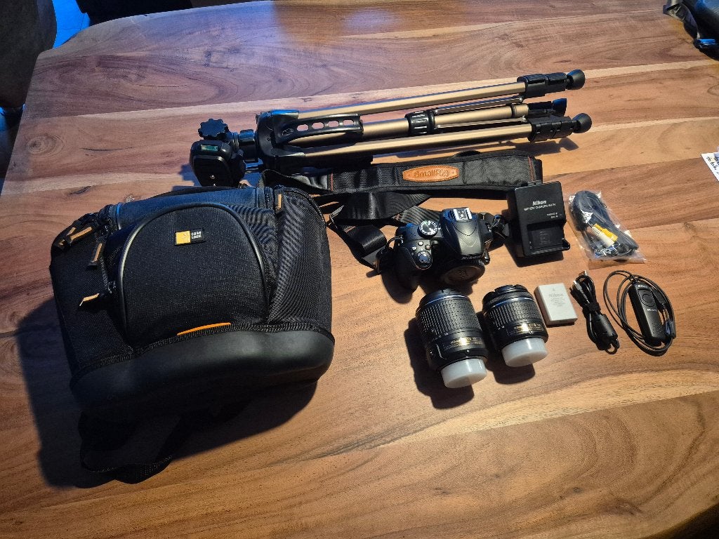 Nikon D3300 met Lens-kit en Accessories, Gebruikt, Spiegelreflex, Ophalen of Verzenden, 24 megapixels