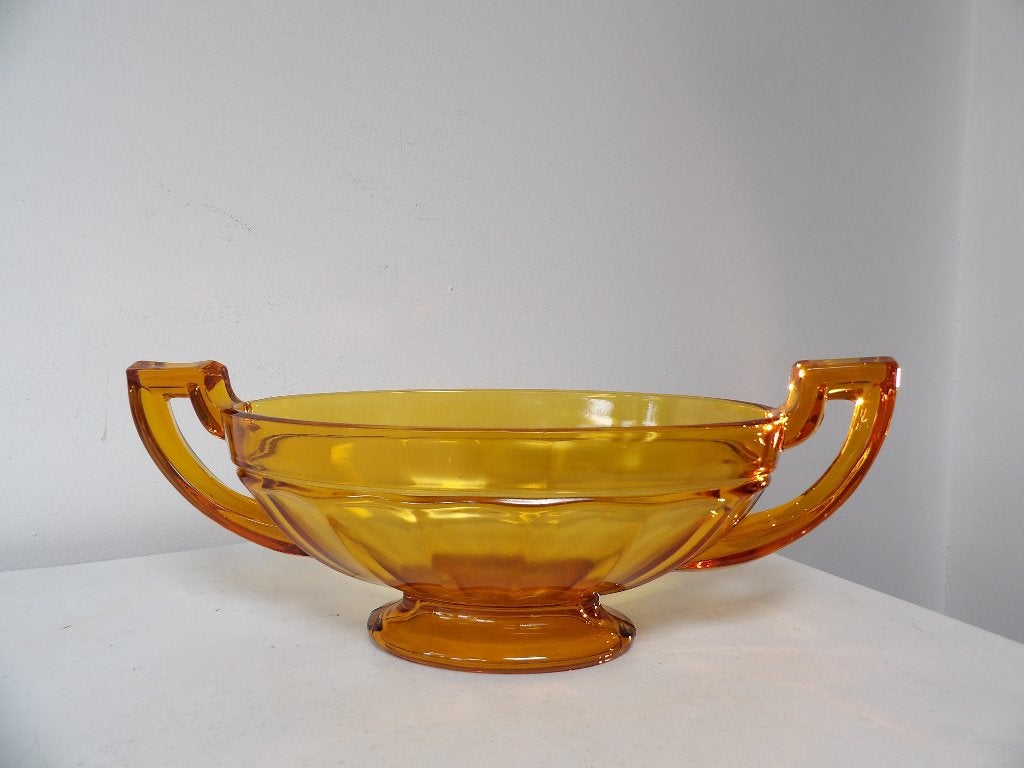 2 Art Deco Coupes/Schalen Val St Lambert Charles Graffart, Antiek en Kunst, Antiek | Glas en Kristal, Ophalen of Verzenden
