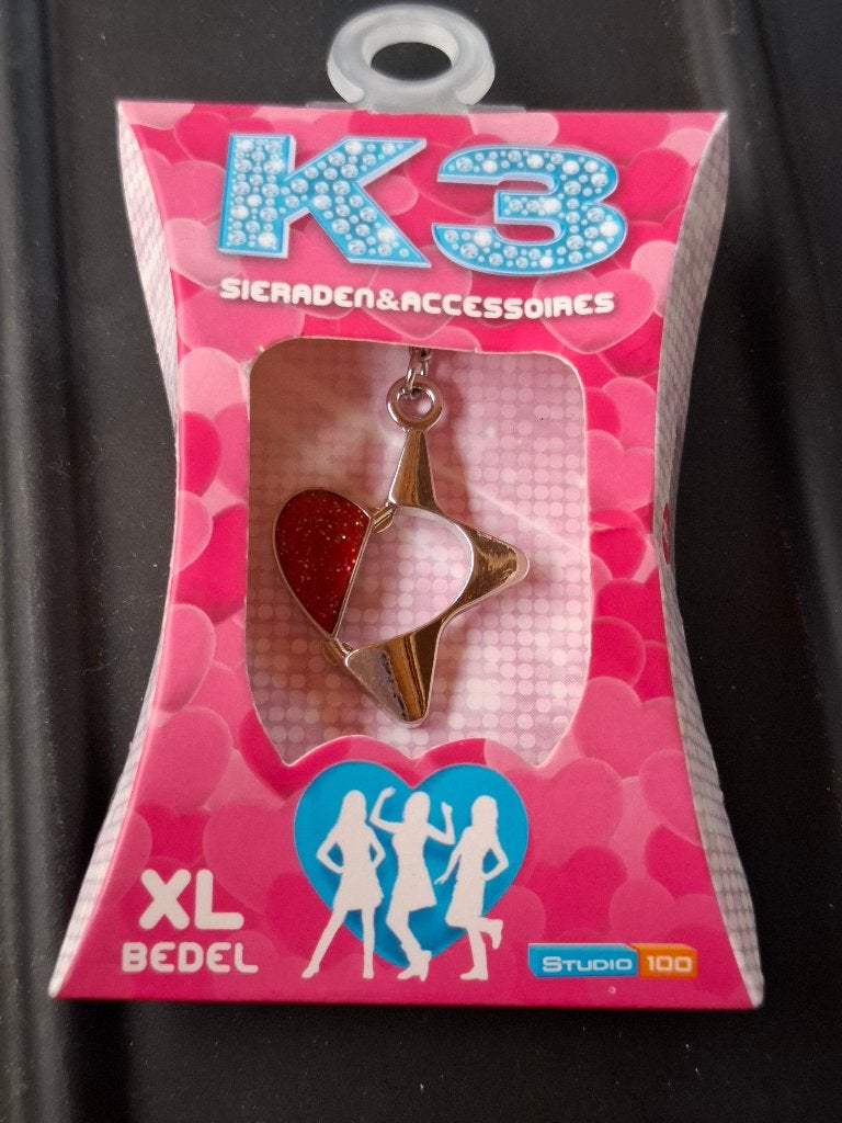 Nieuwe bedel K3, Ophalen of Verzenden, Nieuw, Zilver, Overige merken