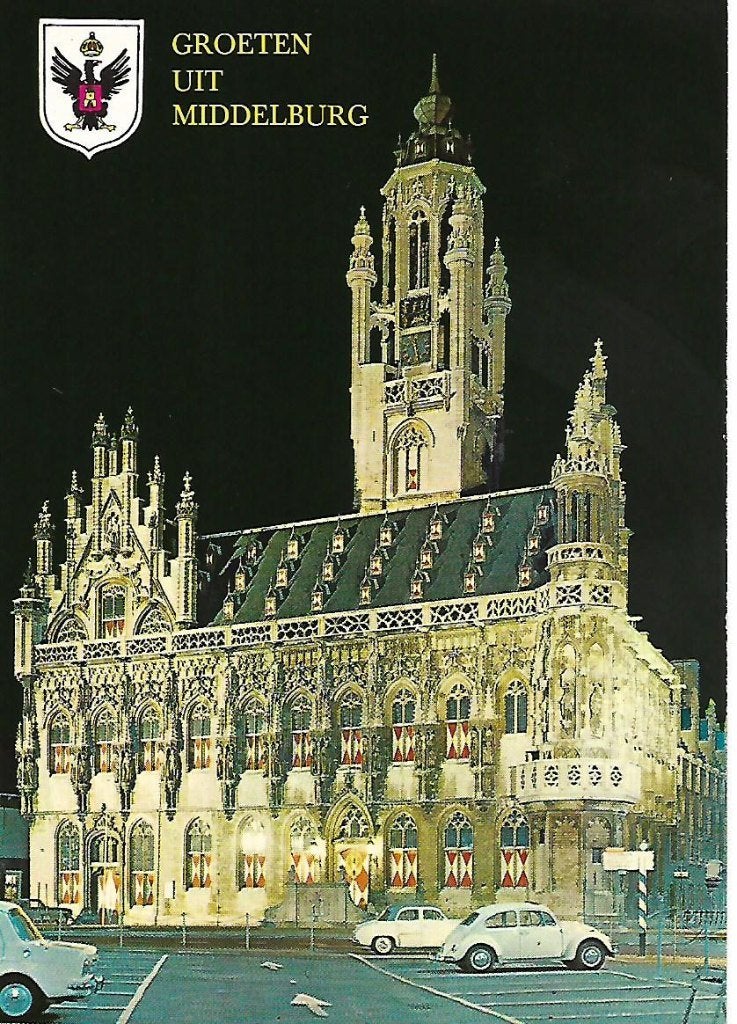 Middelburg- -Stadhuis., Verzenden, 1980 tot heden, Gelopen, Zeeland