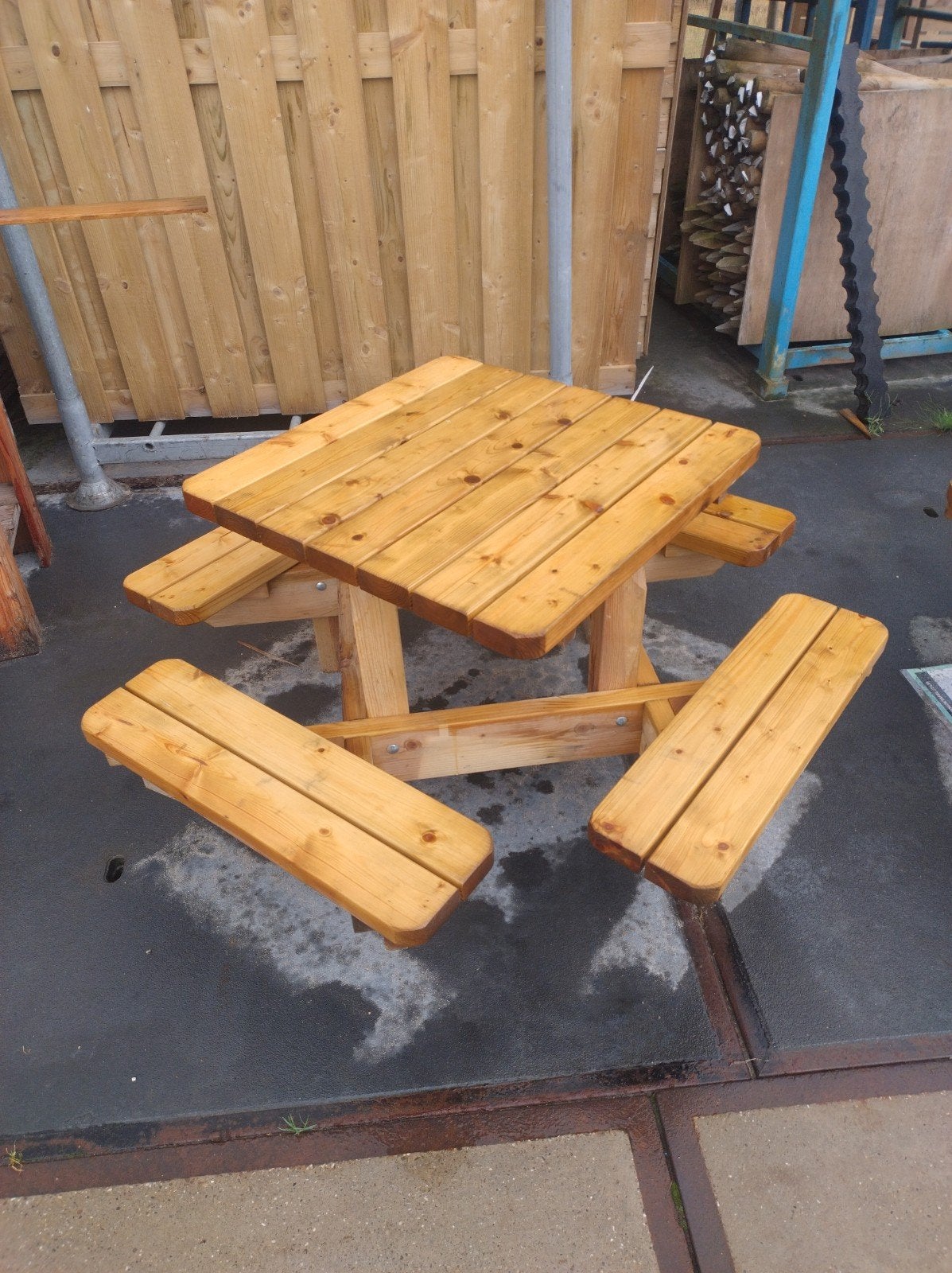 kinderpicknicktafel julia, Ophalen, Rechthoekig, Hout, Kinderpicknicktafel