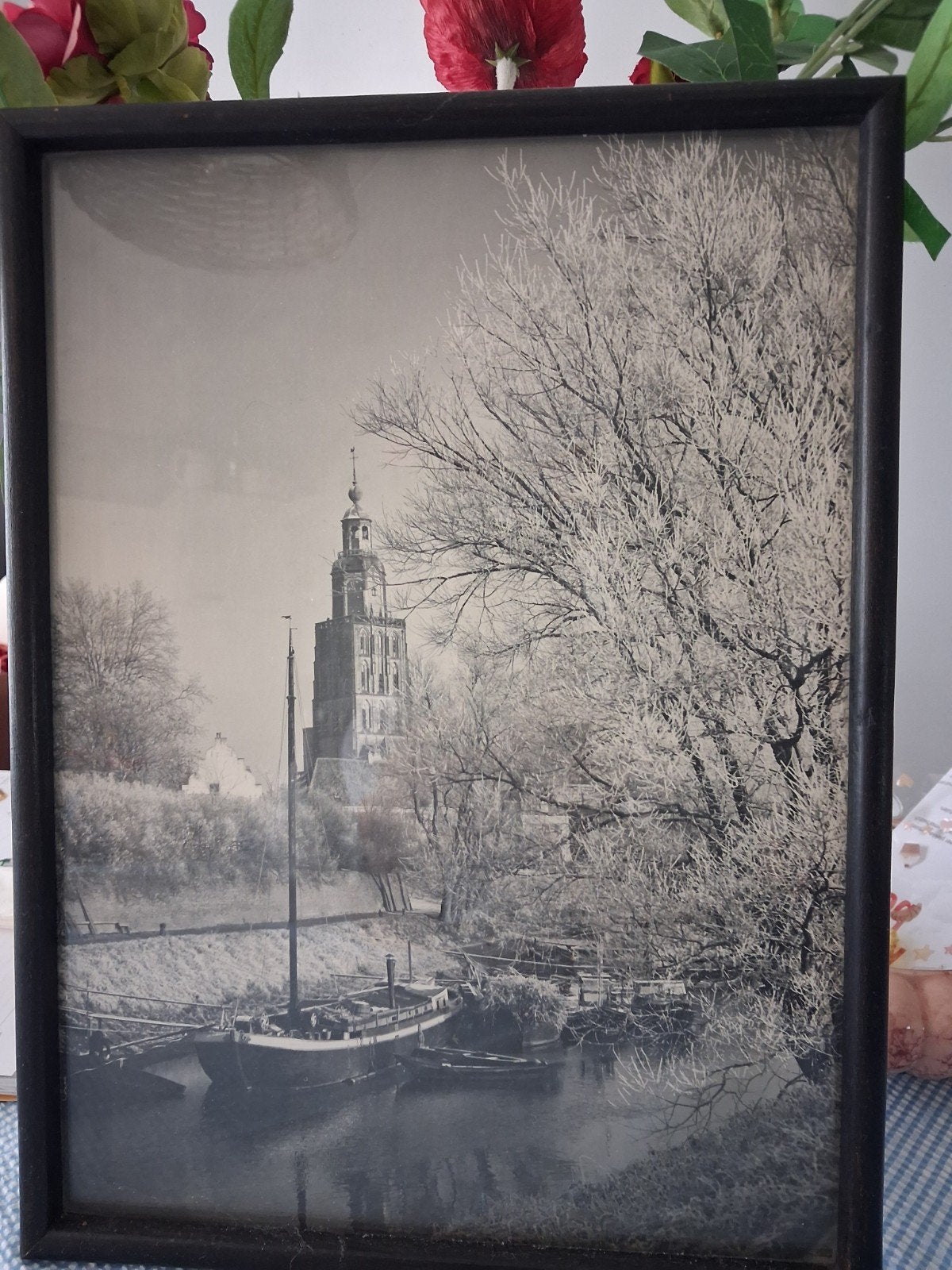 Leuke tekening Zutphen  uit 1943, Antiek en Kunst, Kunst | Tekeningen en Foto's, Ophalen of Verzenden