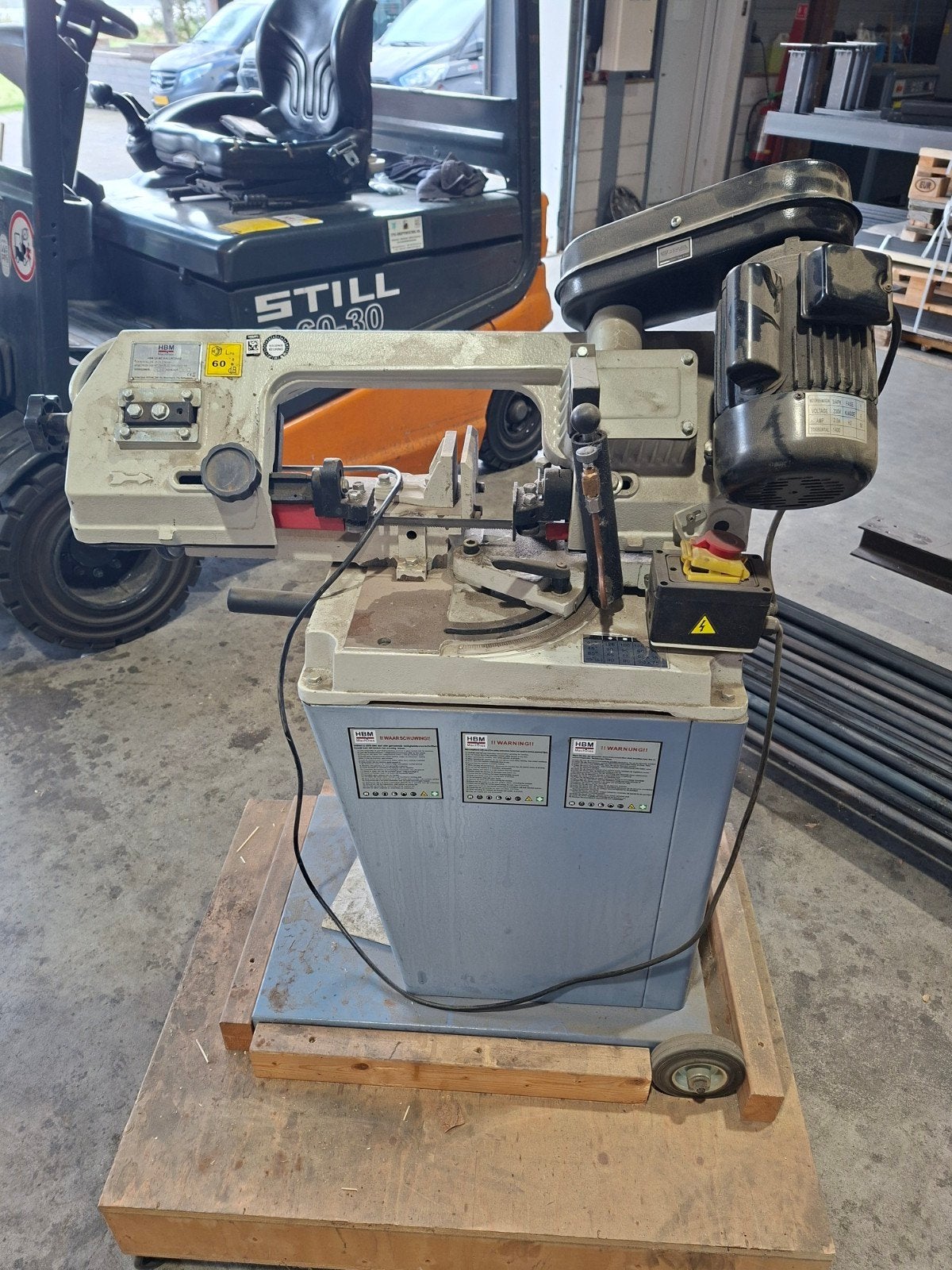 HBM Metaallintzaag, Ophalen, 1200 watt of meer, 70 mm of meer