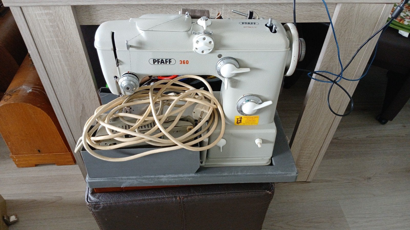 Pfaff 360 semi industrie., Ophalen of Verzenden, Inbouw, 60 cm of meer, Minder dan 85 cm