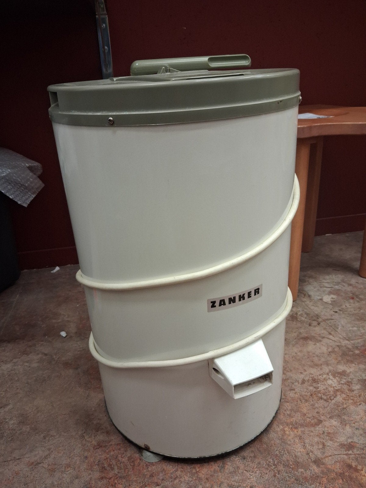 Zanker Bovenlader Centrifuge - Vintage en Functioneel, Ophalen, 1200 tot 1600 toeren, Gebruikt, Minder dan 85 cm
