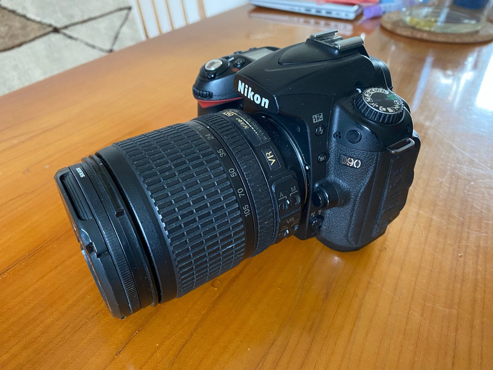 Nikon D90 Spiegelreflexcamera met AF-S Nikkor 18-105mm lens, Audio, Tv en Foto, Gebruikt, Spiegelreflex, Ophalen of Verzenden
