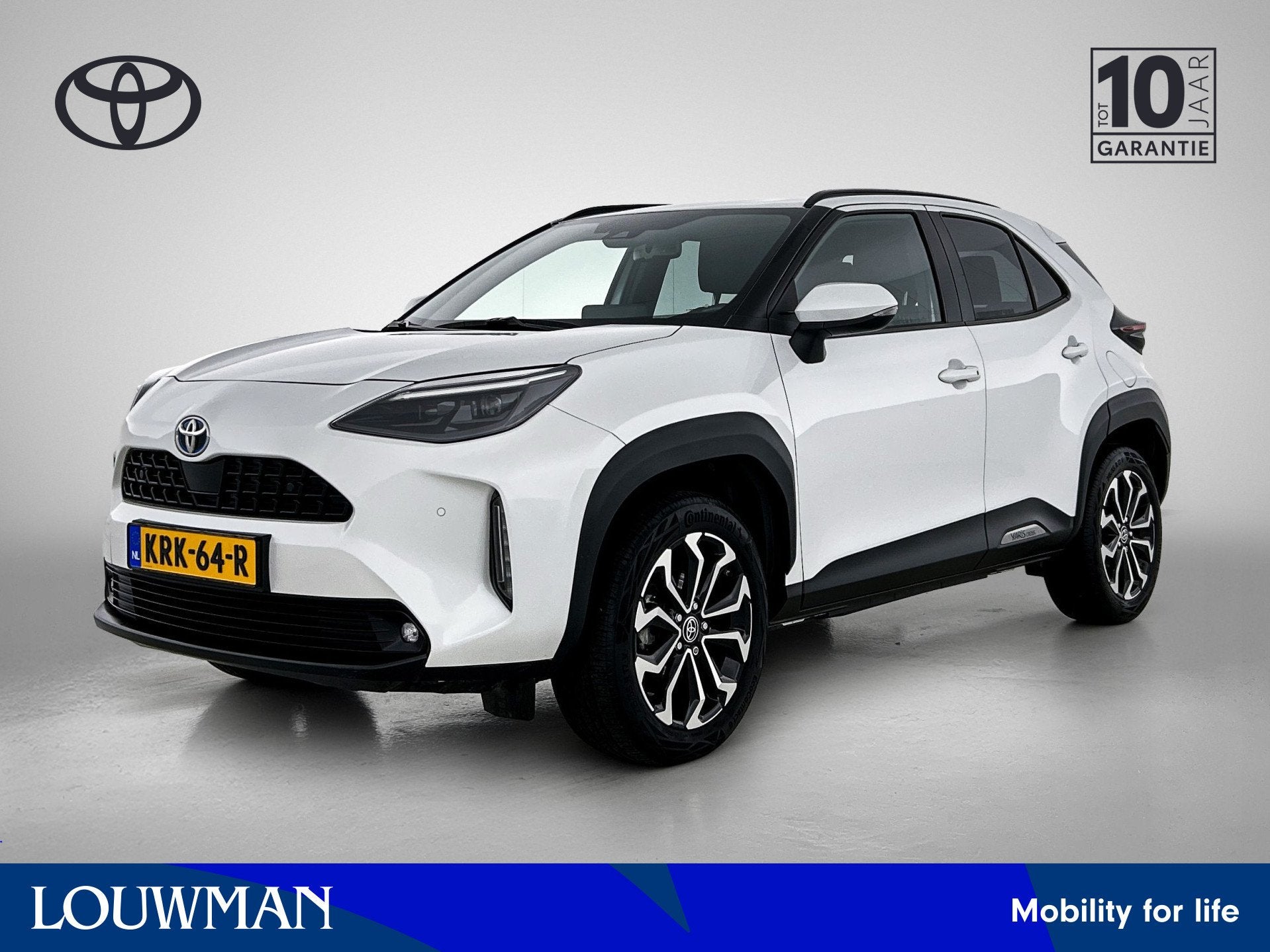 Toyota Yaris Cross 1.5 Hybrid Dynamic Limited + | Dealer Ond, Auto's, 12 maanden, Stof, Gebruikt, Wit