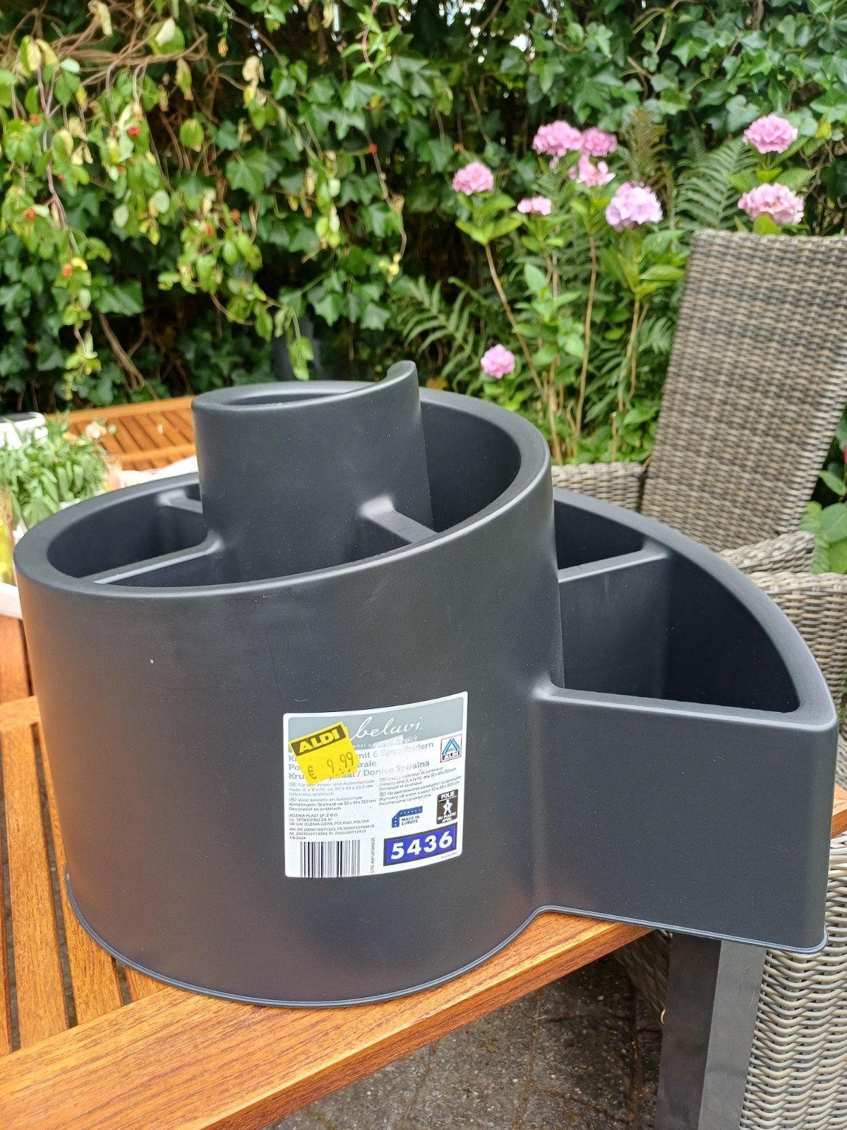 Kruidenrek/Bloembak voor balkon of tuin, Ophalen