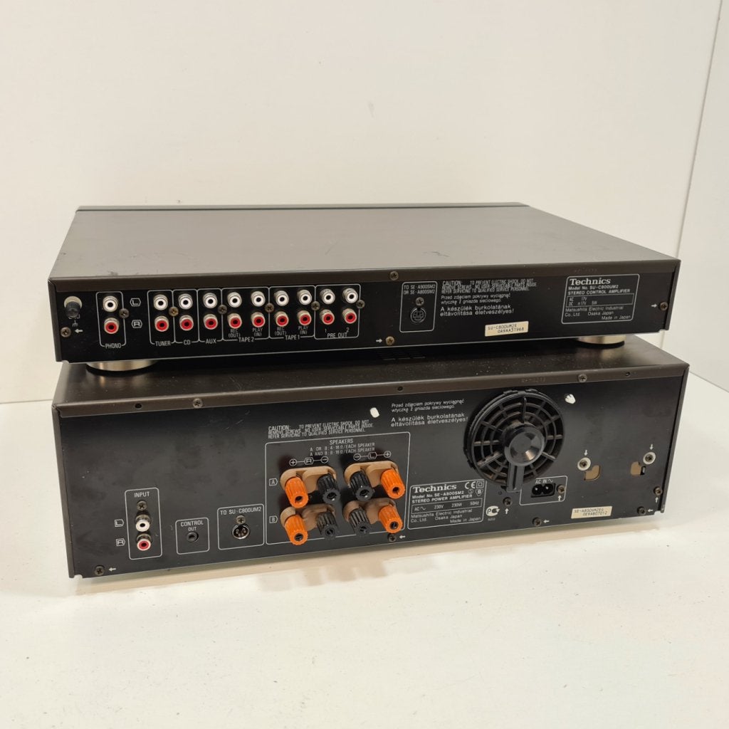 Technics SE-A800SM2 + SU-C800UM2 Voor en Eindversterker, Technics, Gebruikt, Support@technics.com, 1-1, Takatsukadai, Takatsuki-shi
Osaka 569-0074
Japan