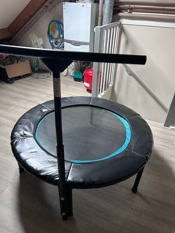 Mini trampoline met handvat - ideaal voor fitness, Ophalen, Gebruikt